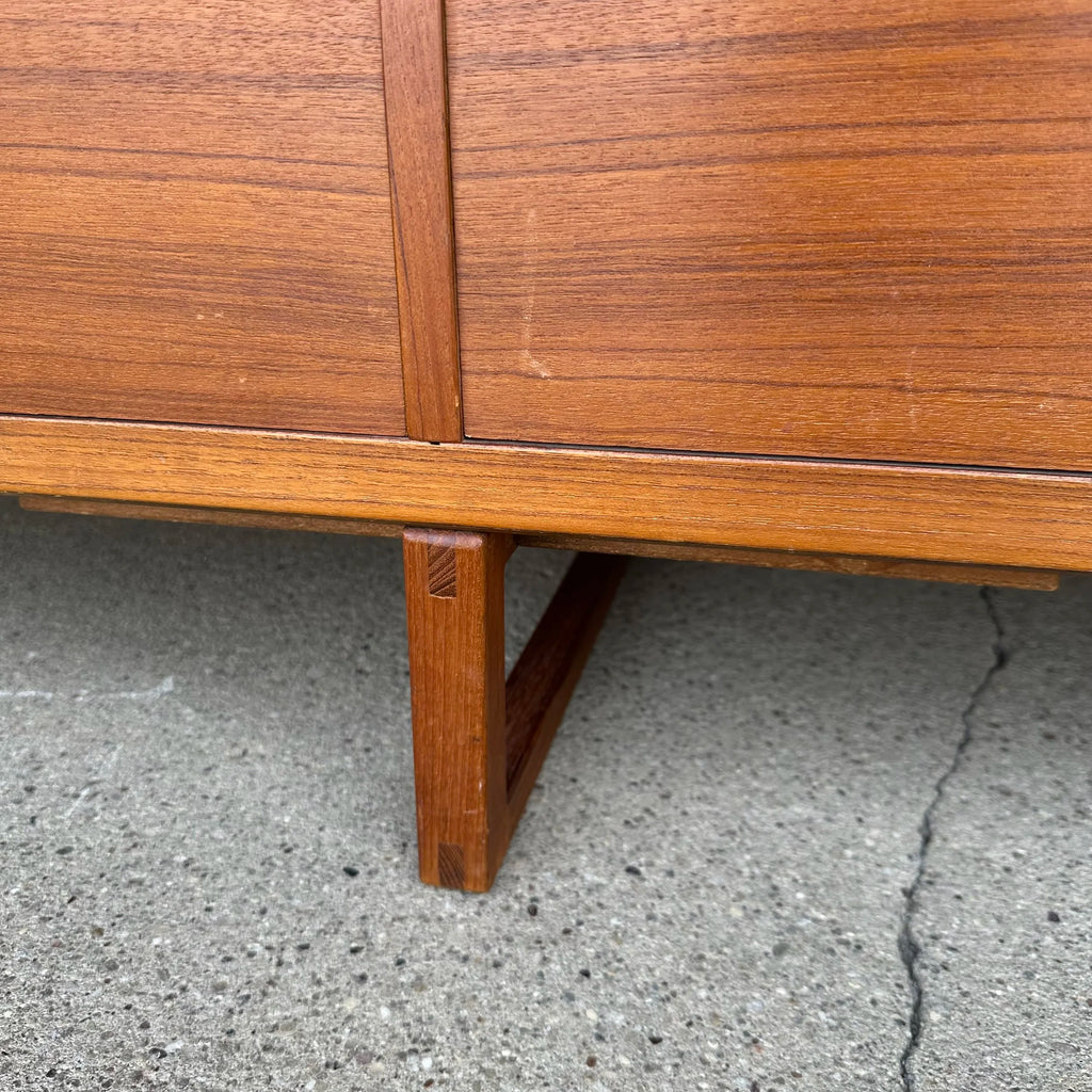 Svend Langkilde Mobler Teak Six Drawer Low Dresser Danish Modern