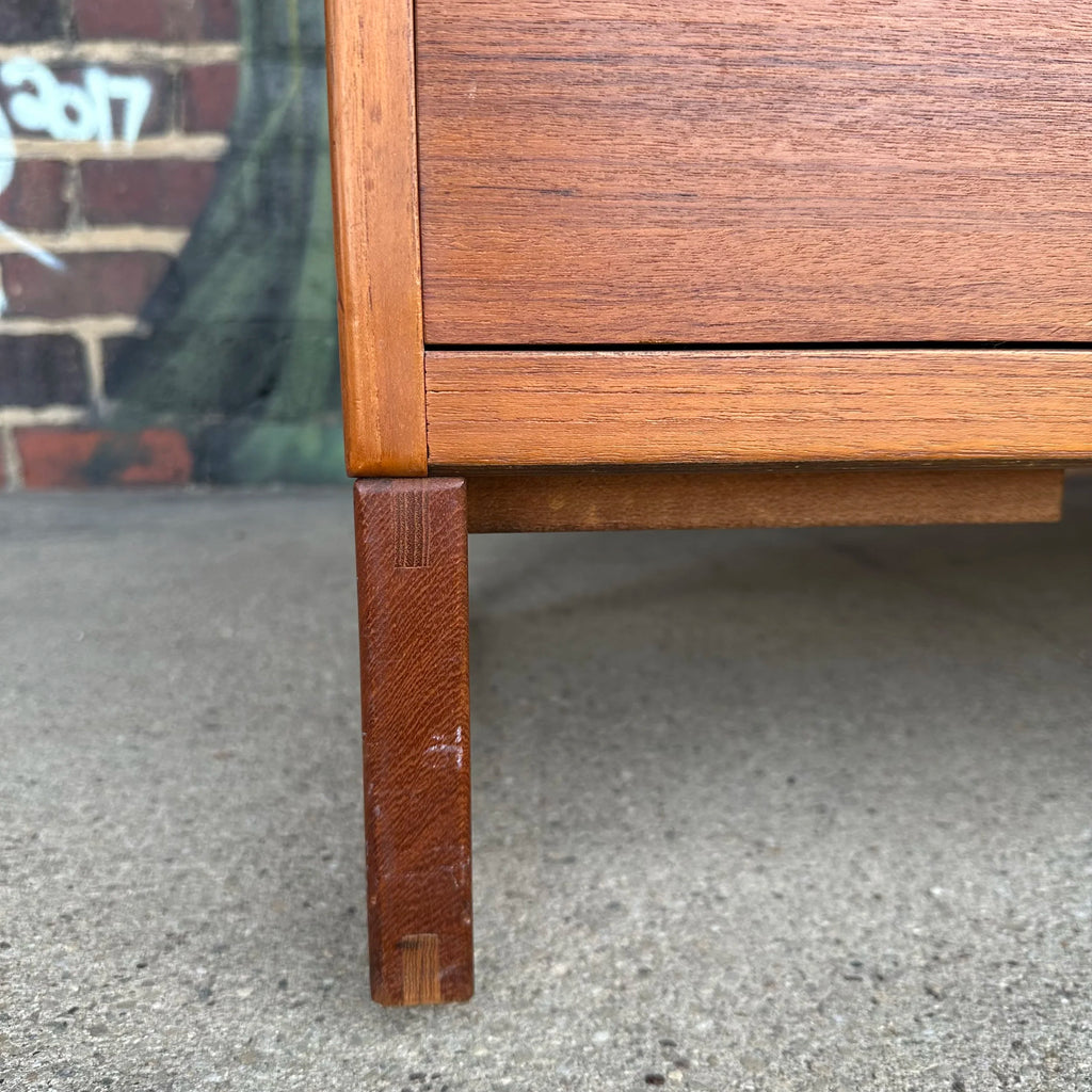Svend Langkilde Mobler Teak Six Drawer Low Dresser Danish Modern