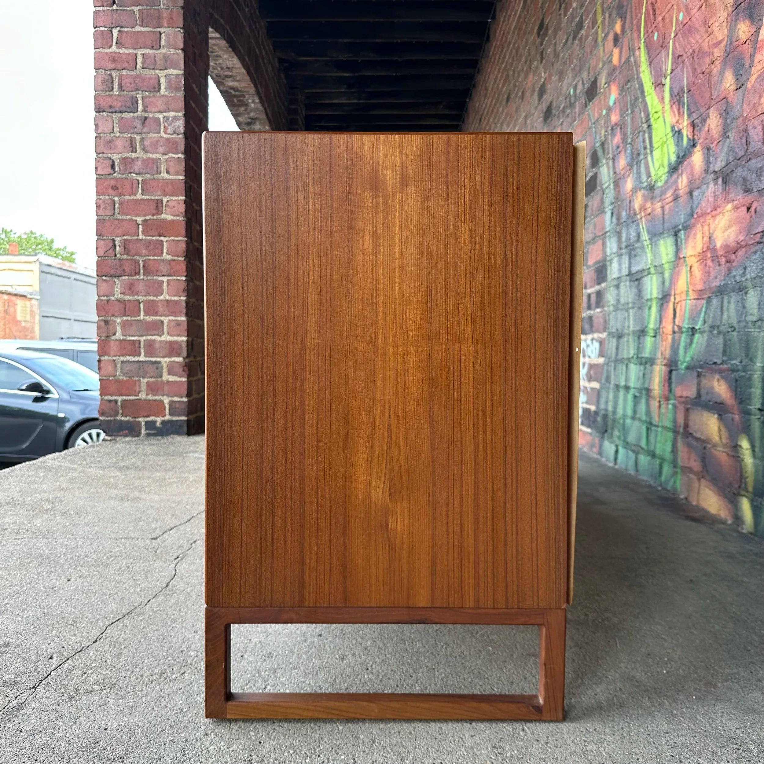 Svend Langkilde Mobler Teak Six Drawer Low Dresser Danish Modern
