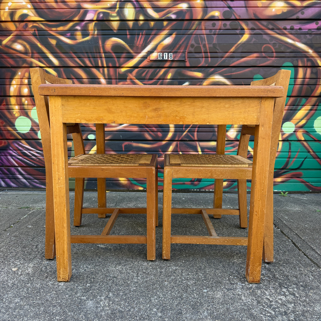 Muelbles Tropicales Mexican Mid Century Modern Game Table Set