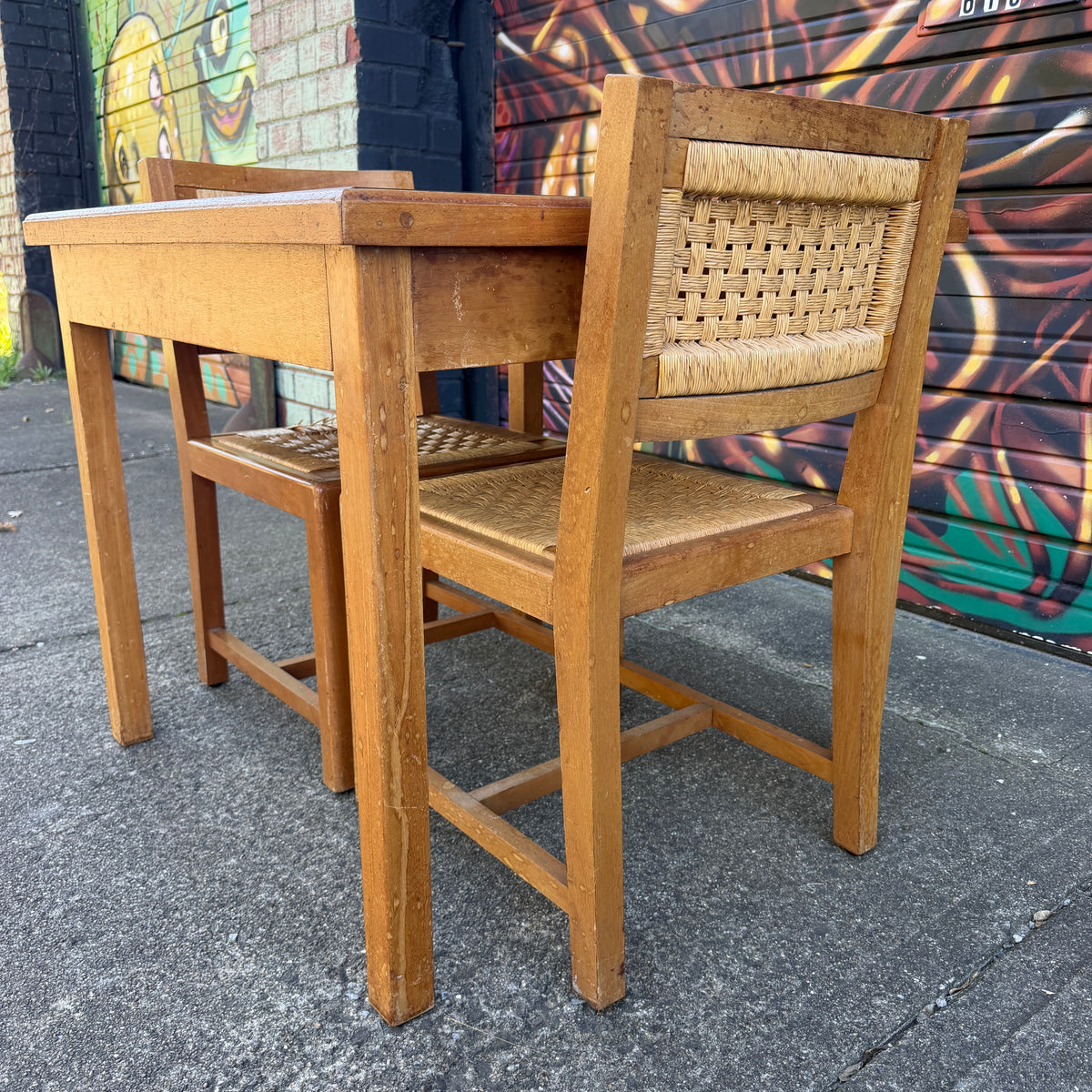 Muelbles Tropicales Mexican Mid Century Modern Game Table Set