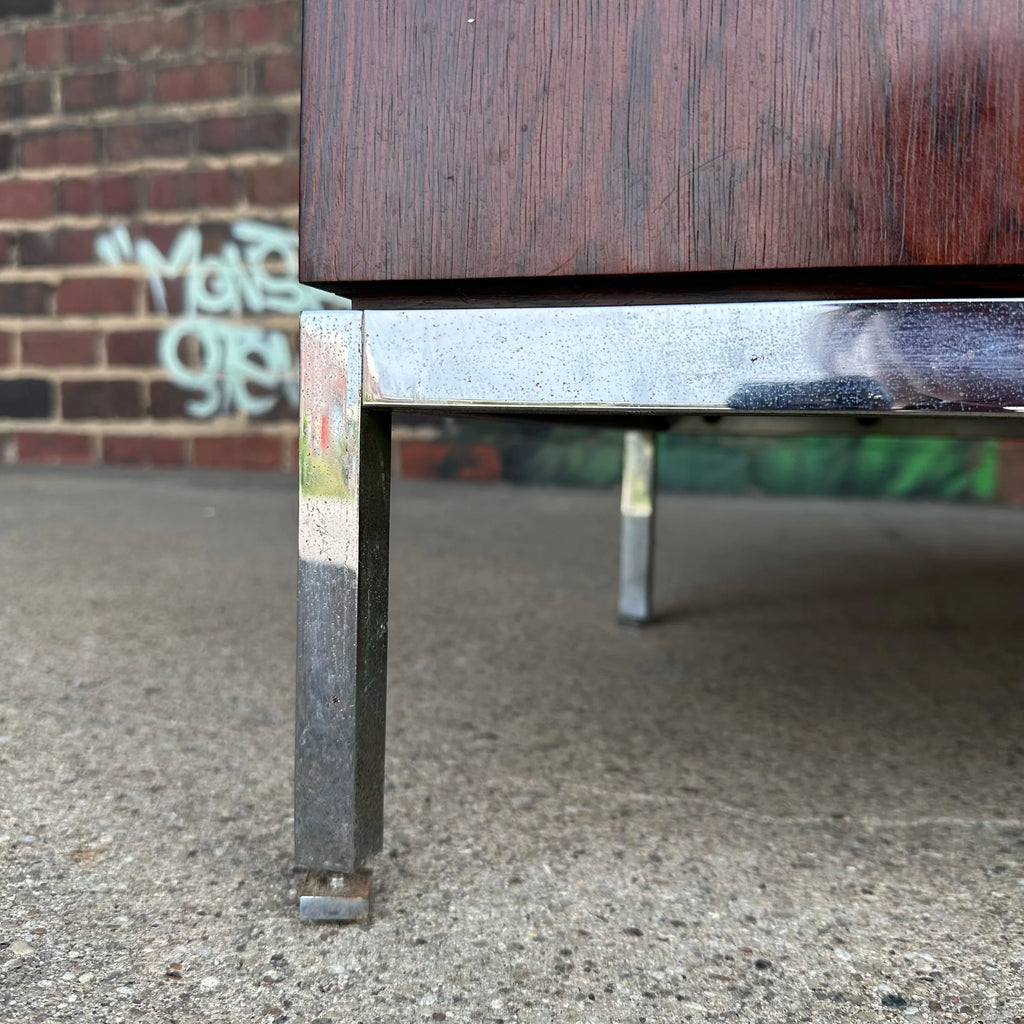 Florence Knoll for Knoll Rosewood and Marble Credenza