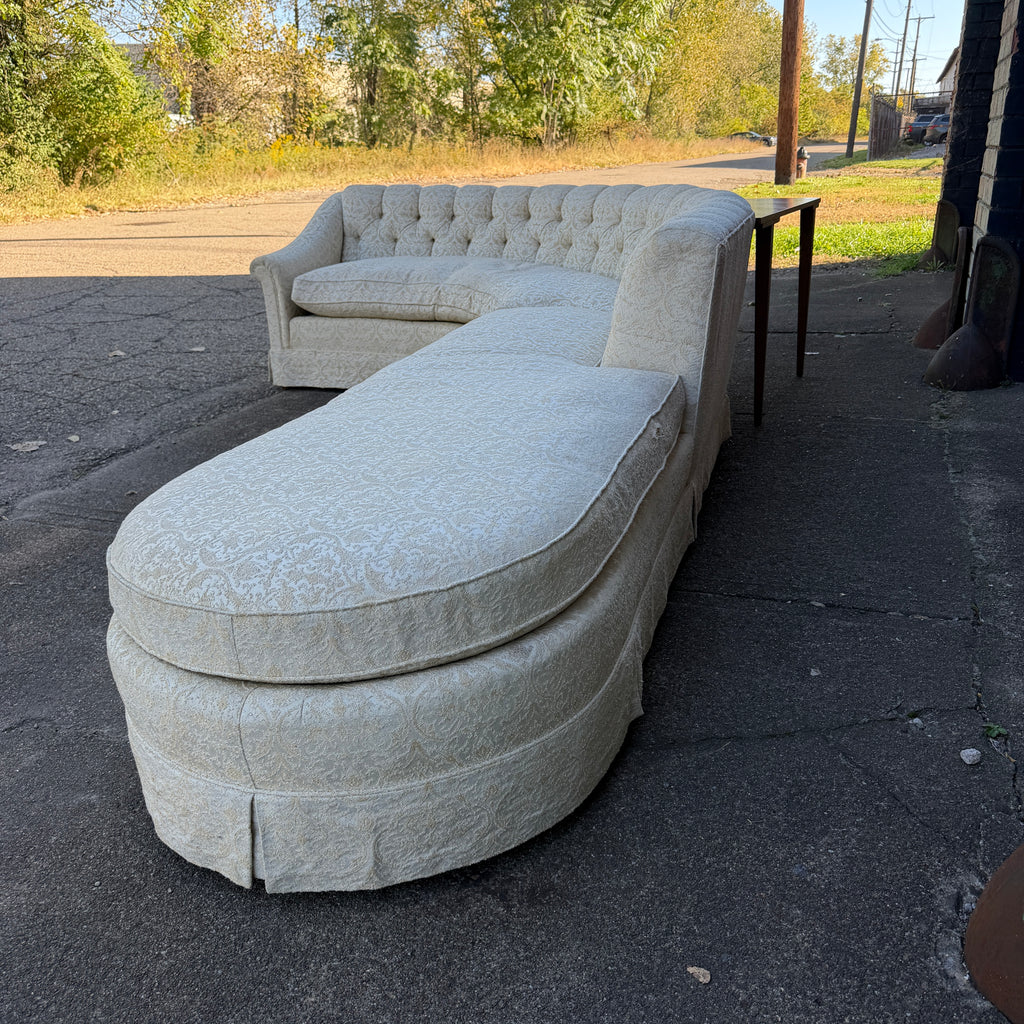 Erwin Lambeth Mid Century Modern Sectional With Custom Sofa Table