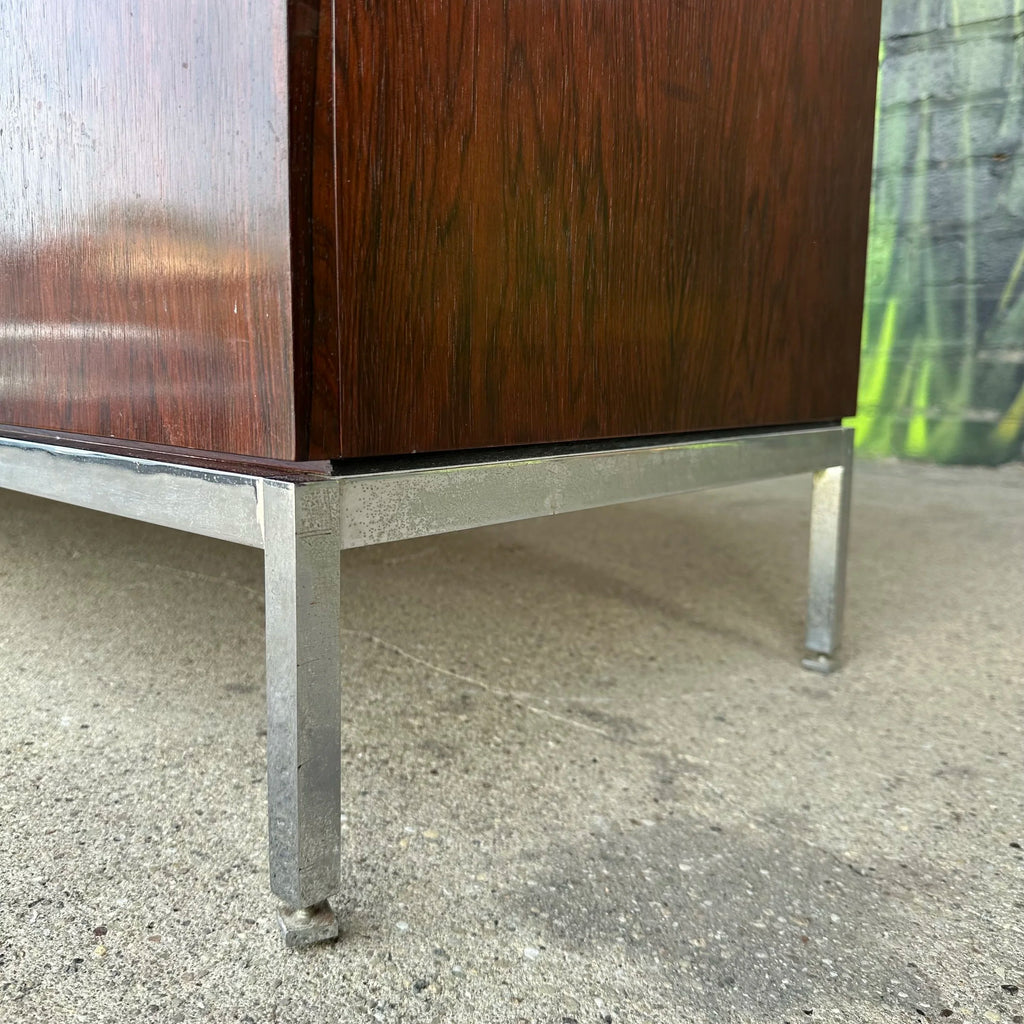 Florence Knoll for Knoll Rosewood and Marble Credenza