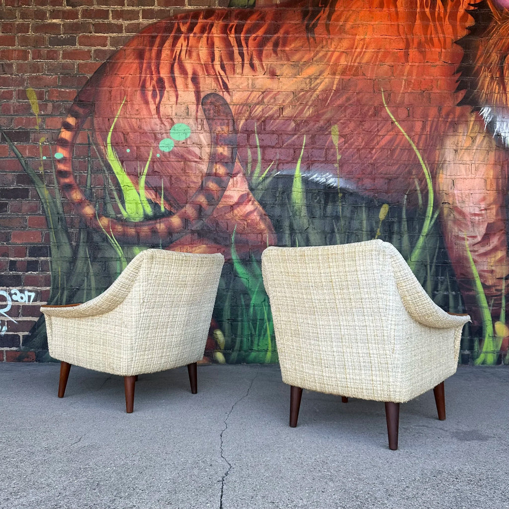 Pair of Mid Century Danish Modern Lounge Chairs