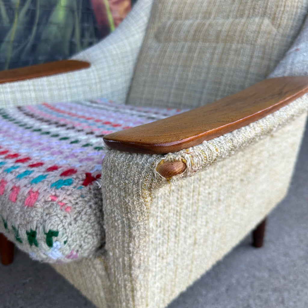 Pair of Mid Century Danish Modern Lounge Chairs