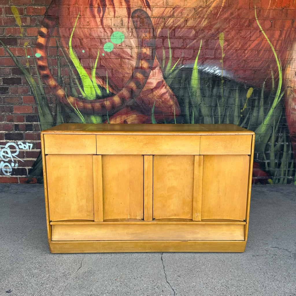 Heywood-Wakefield M196 Wheat Sideboard Hutch Midcentury Modern