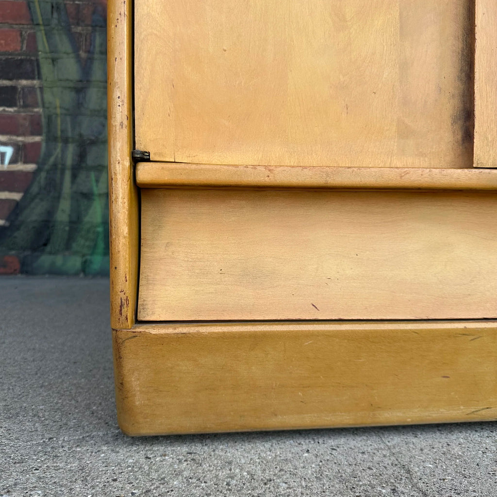 Heywood-Wakefield M196 Wheat Sideboard Hutch Midcentury Modern