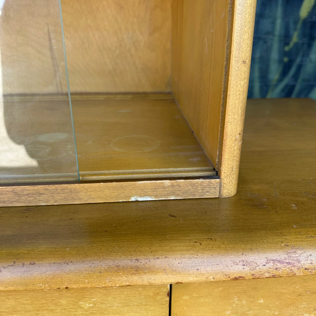Heywood-Wakefield M196 Wheat Sideboard Hutch Midcentury Modern
