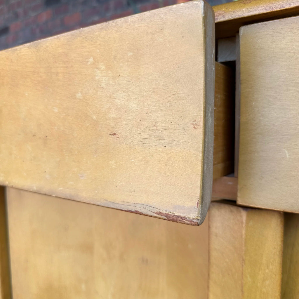 Heywood-Wakefield M196 Wheat Sideboard Hutch Midcentury Modern