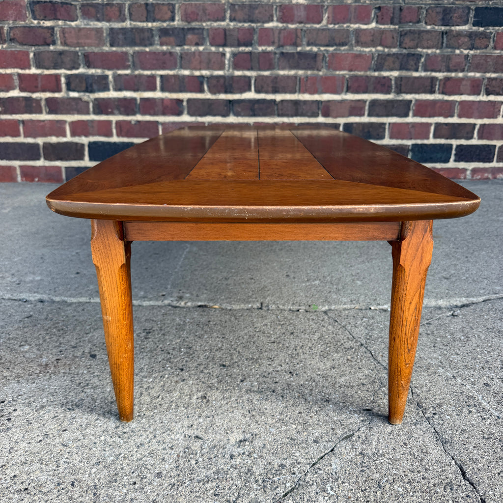 Lane Walnut and Burl Coffee Table