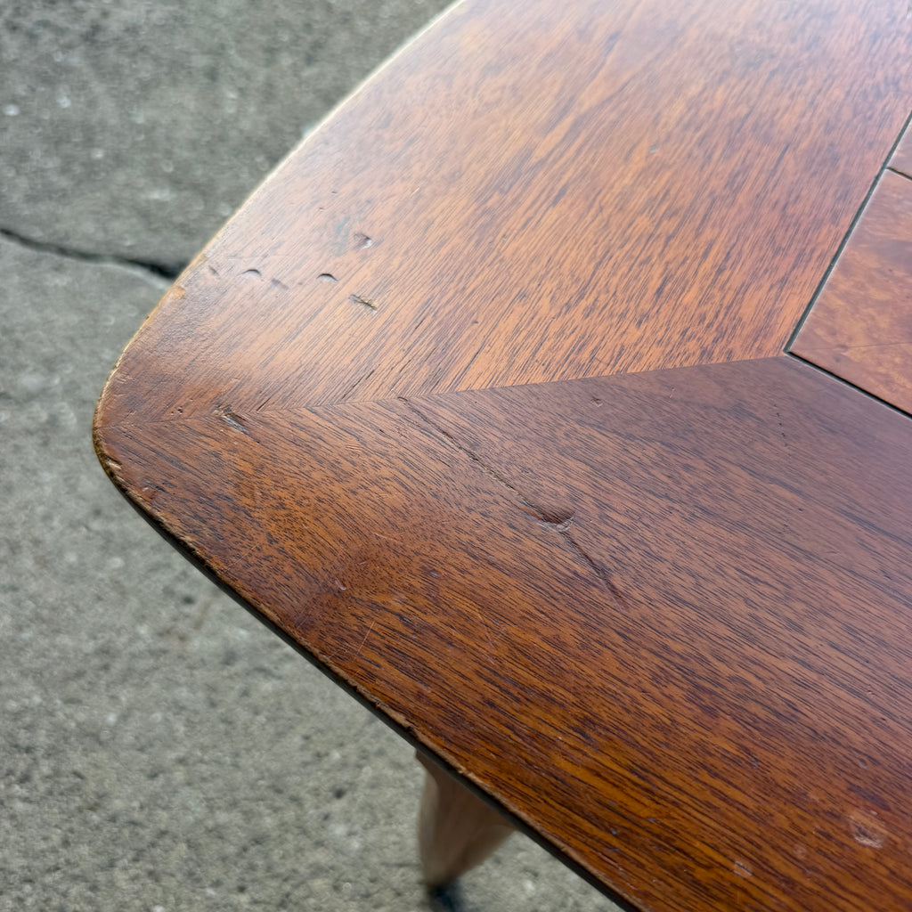 Lane Walnut and Burl Coffee Table