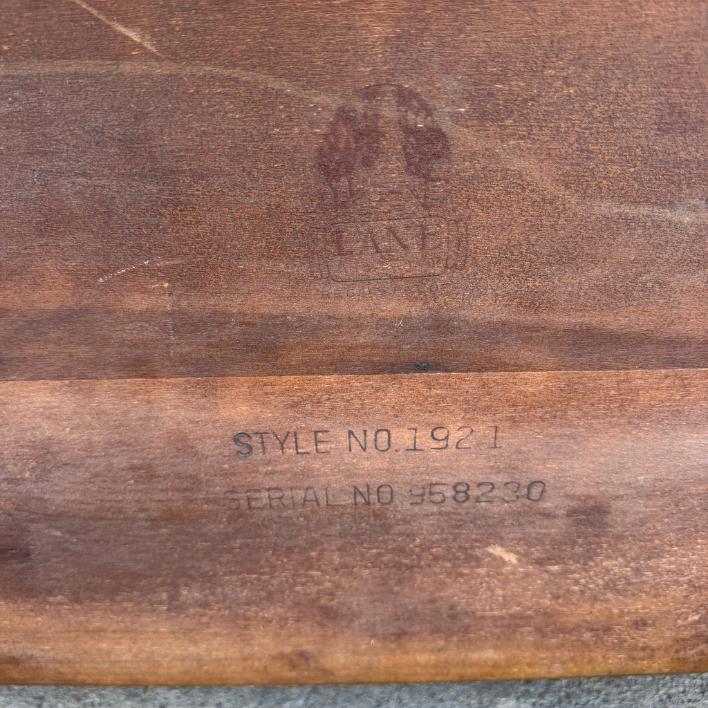 Lane Walnut and Burl Coffee Table