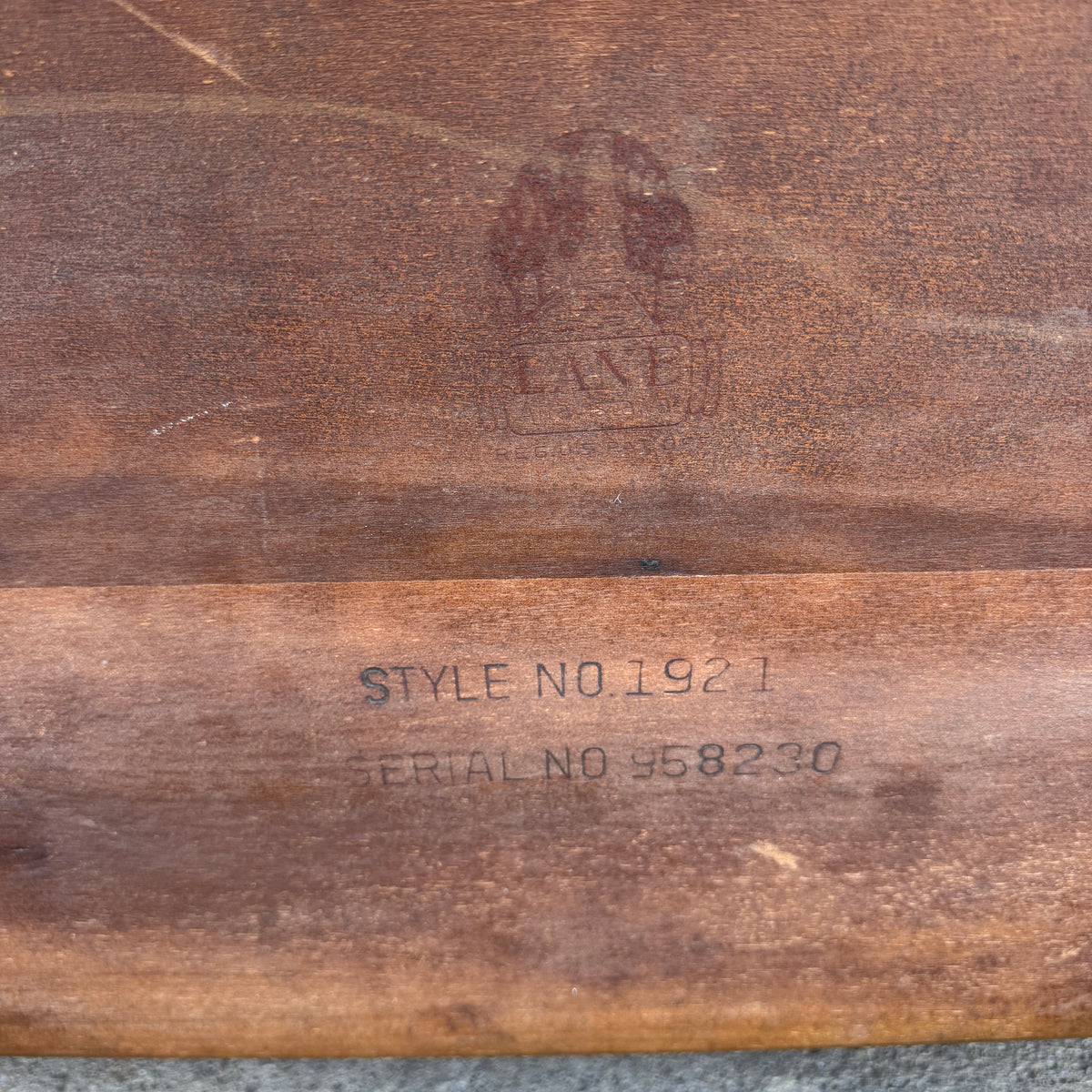 Lane Walnut and Burl Coffee Table