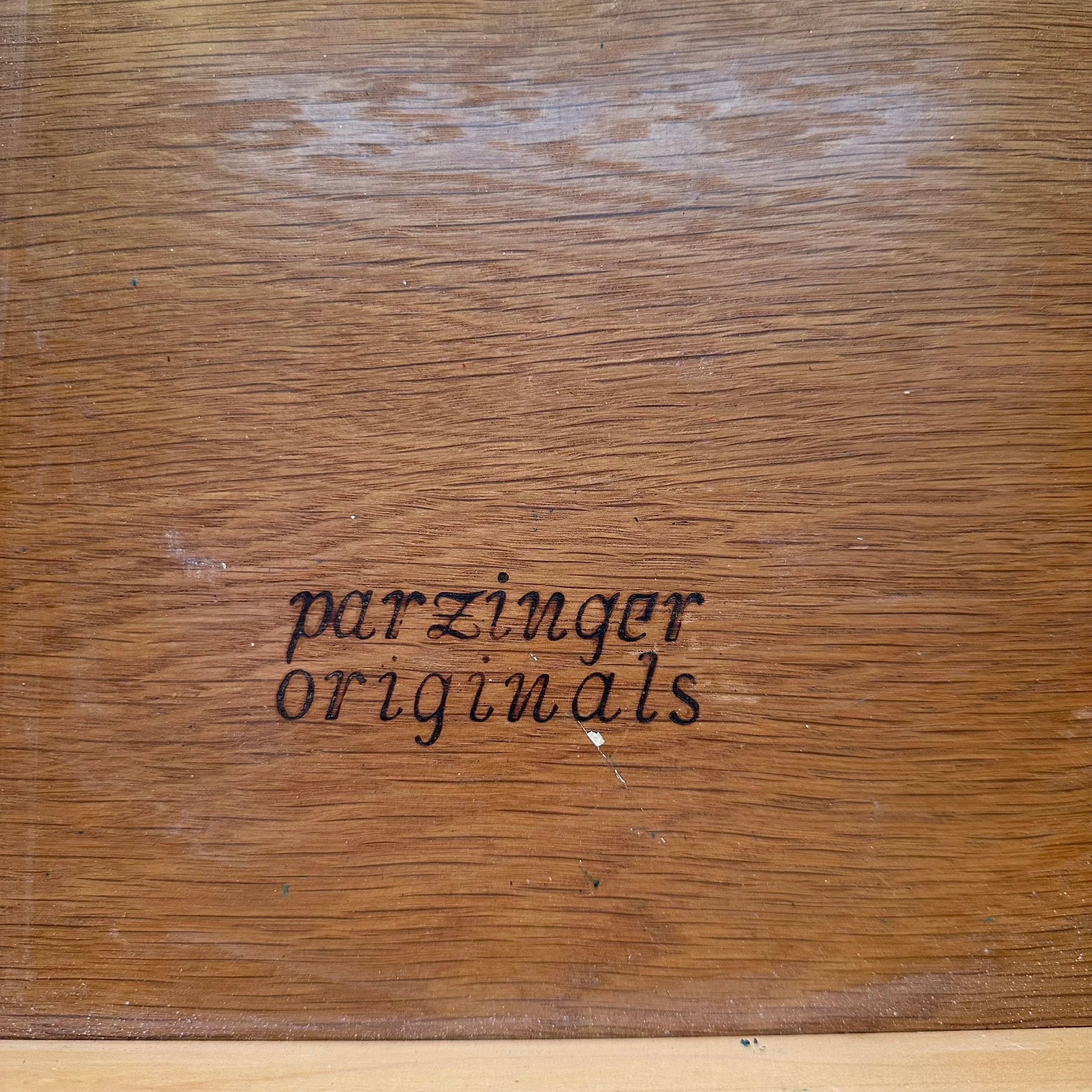 Tommi Parzinger for Parzinger Originals White Lacquer Tall Dresser With Brass Accents