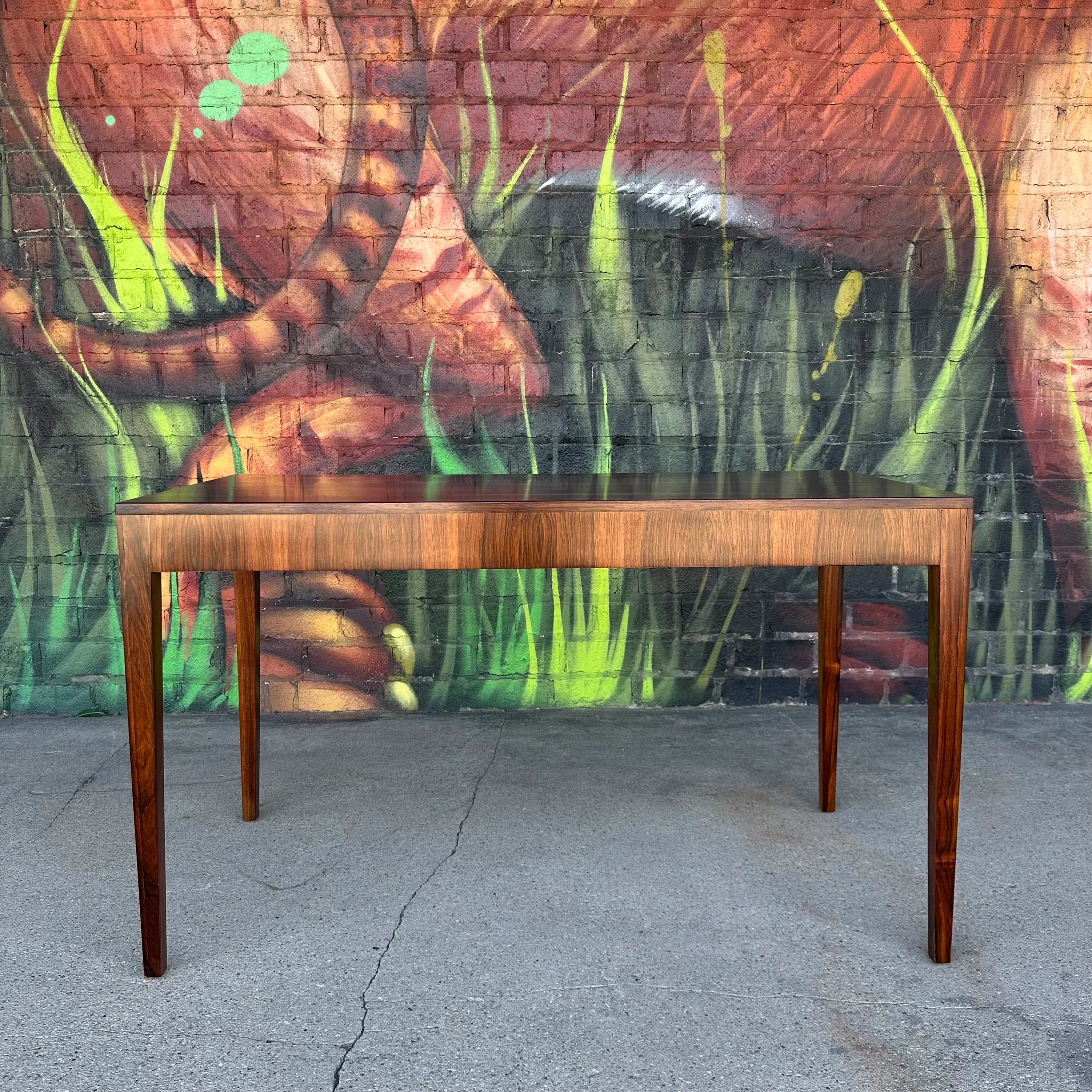 Riis Antonsen Danish Rosewood Desk Mid Century Modern
