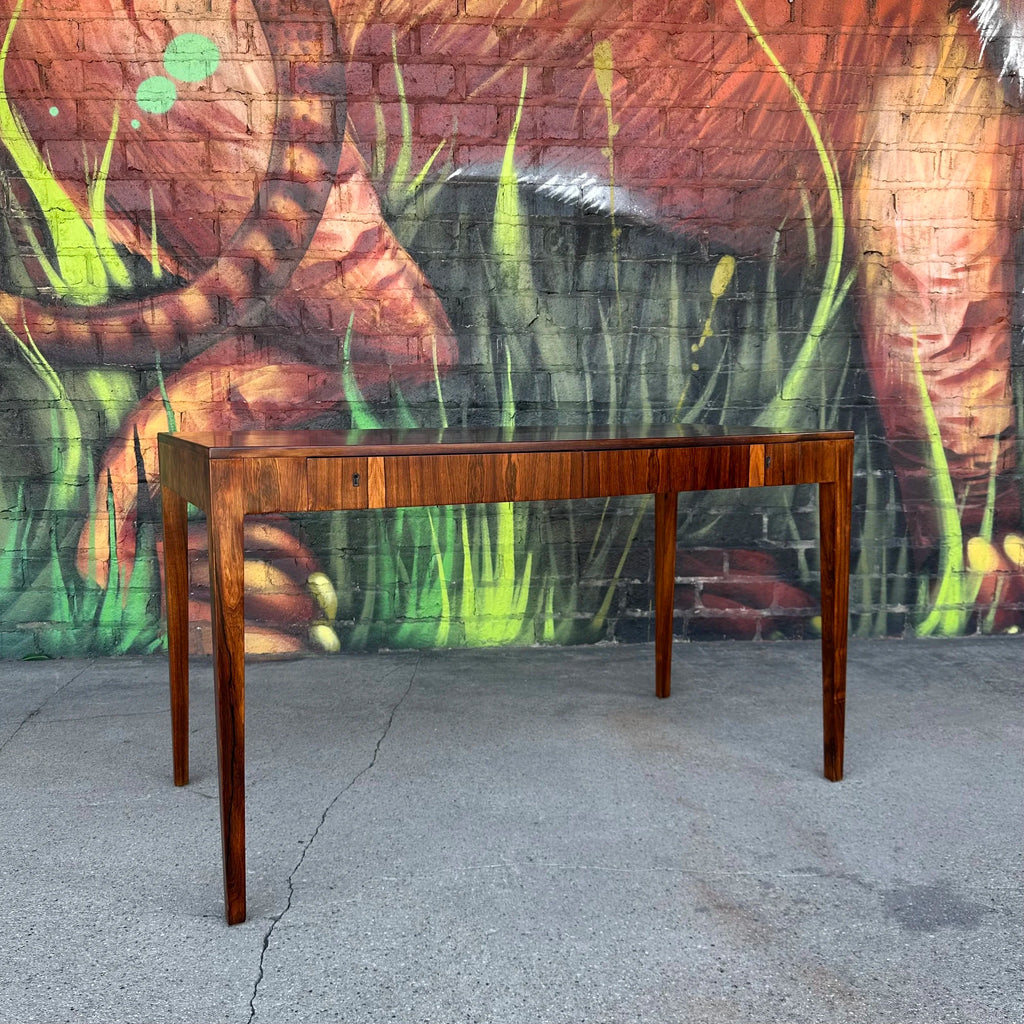 Riis Antonsen Danish Rosewood Desk Mid Century Modern