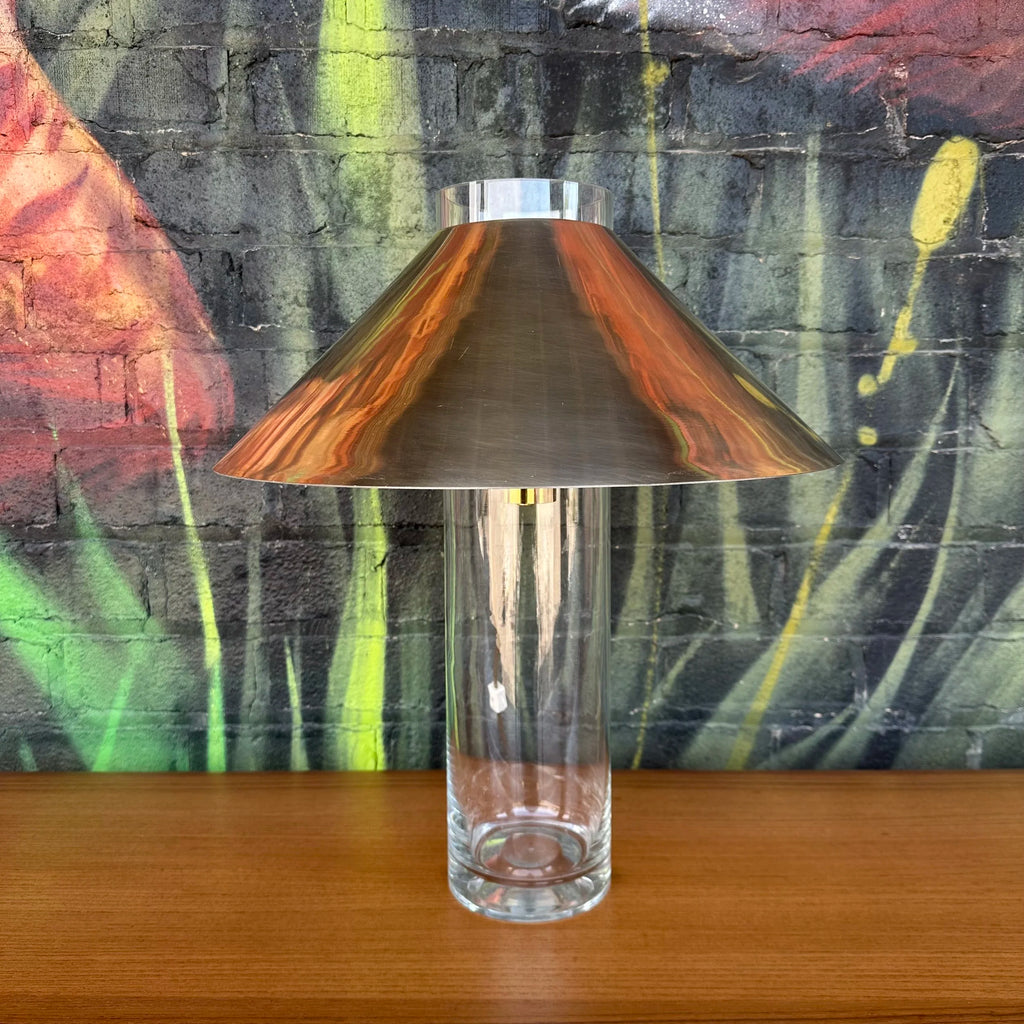 Paul Mayen for Habitat Glass and Metal Table Lamp
