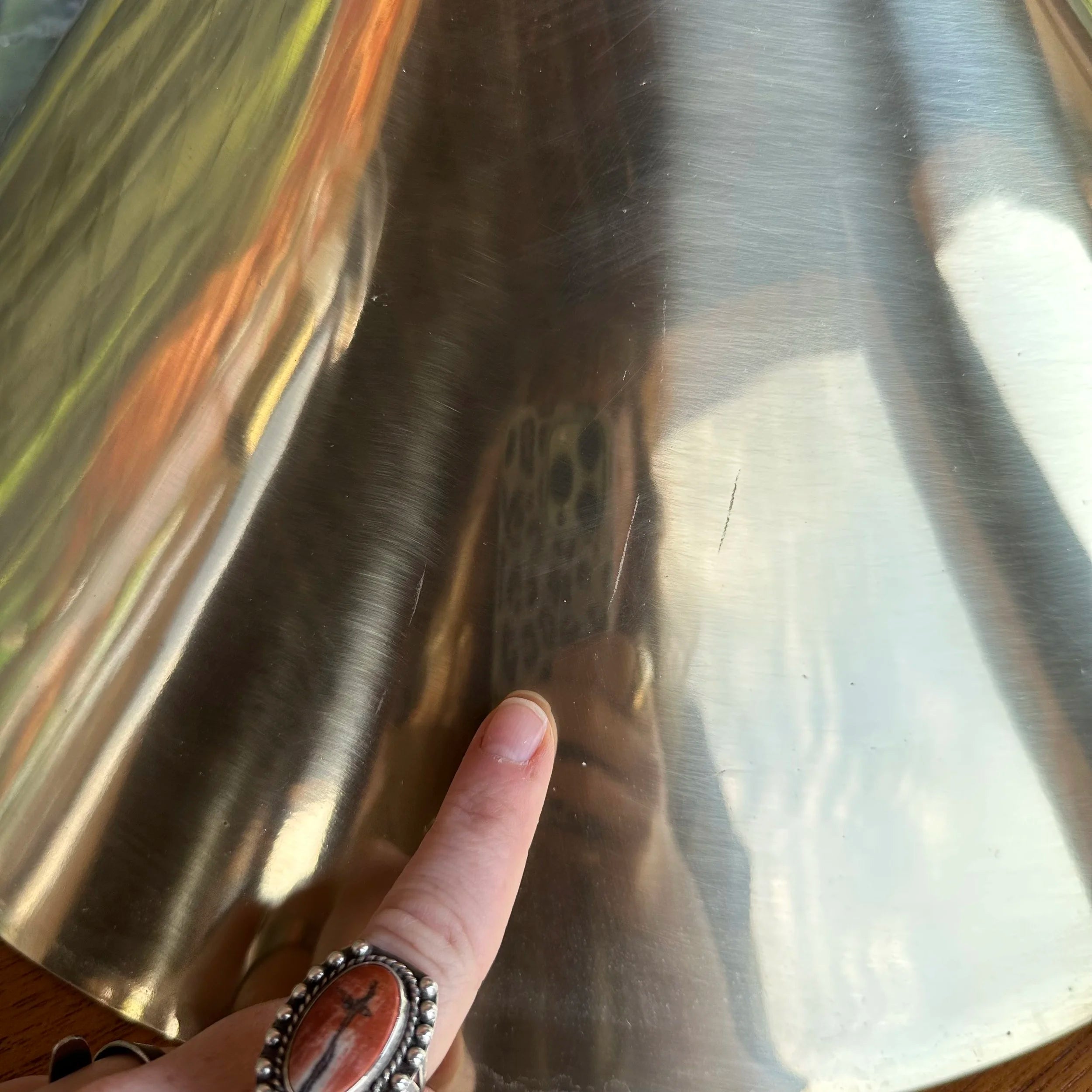 Paul Mayen for Habitat Glass and Metal Table Lamp