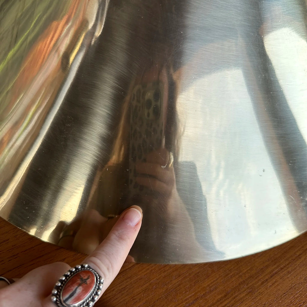 Paul Mayen for Habitat Glass and Metal Table Lamp