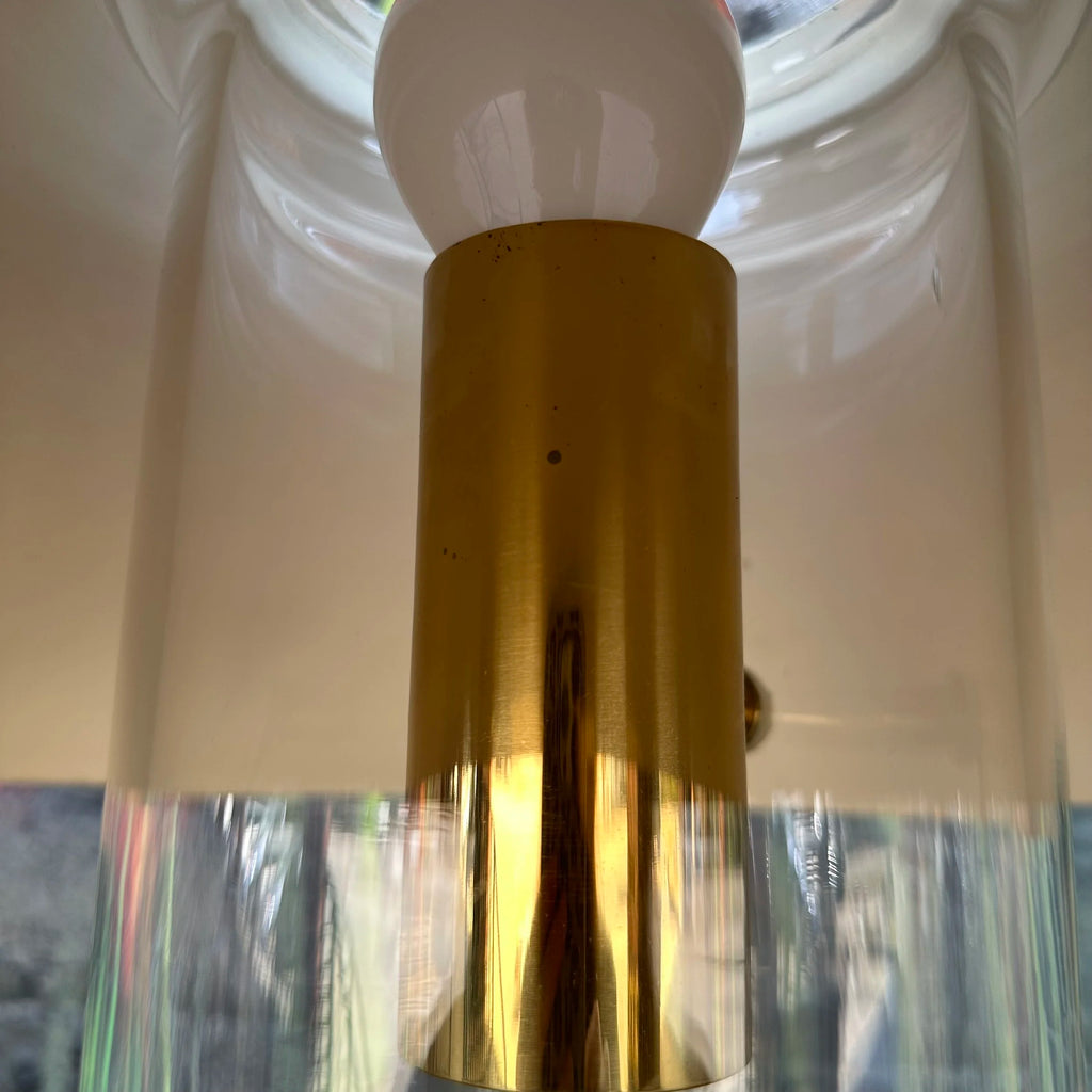 Paul Mayen for Habitat Glass and Metal Table Lamp