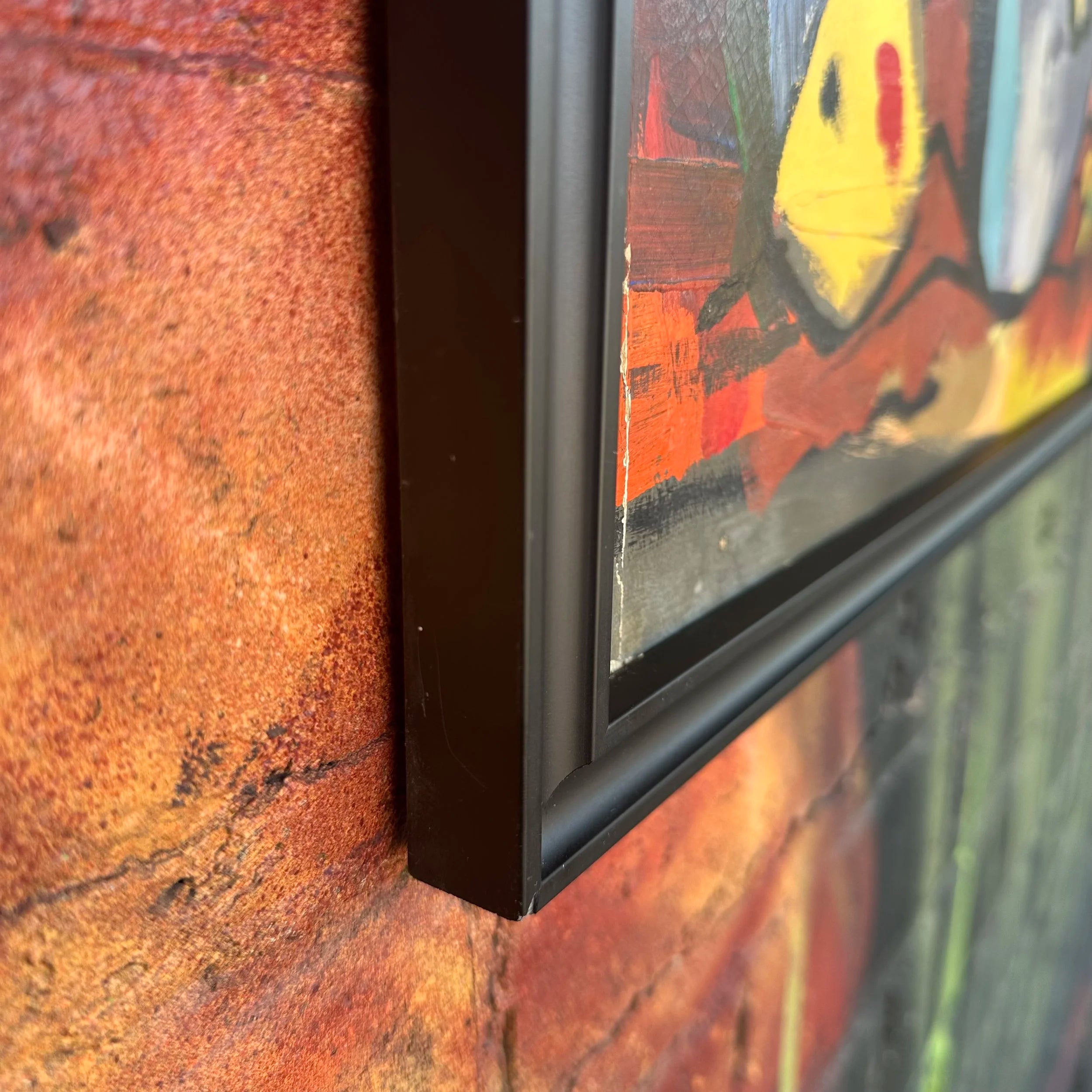 Framed Abstract Still Life Painting by “Getz”