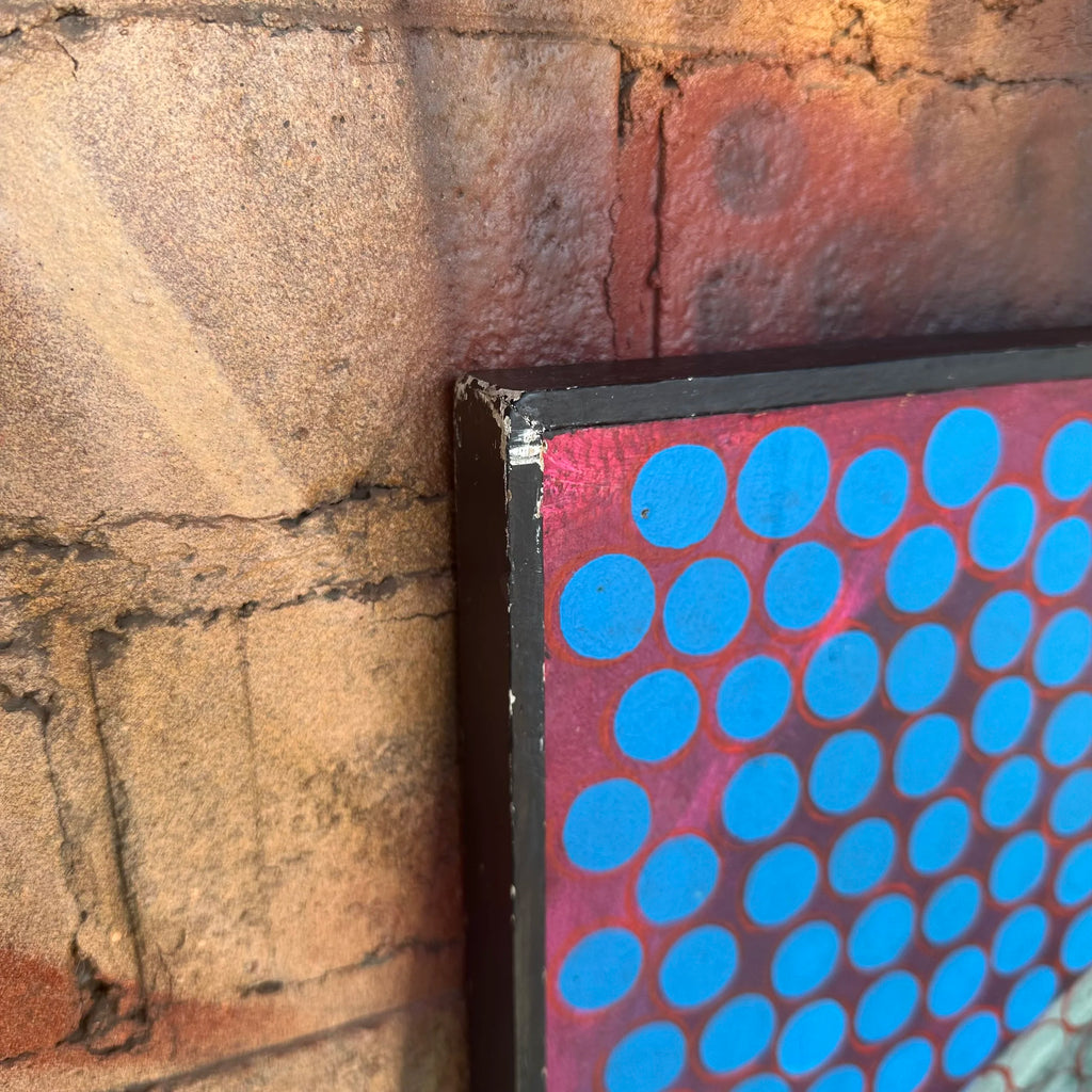 Mid 20th Century Framed Painting Titled “Thalo Formations” by H Norman Schnepf
