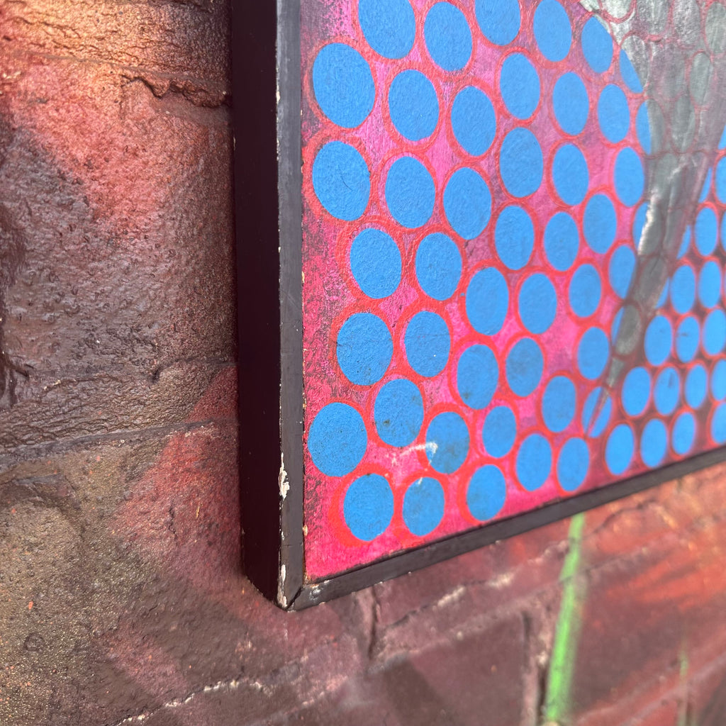 Mid 20th Century Framed Painting Titled “Thalo Formations” by H Norman Schnepf