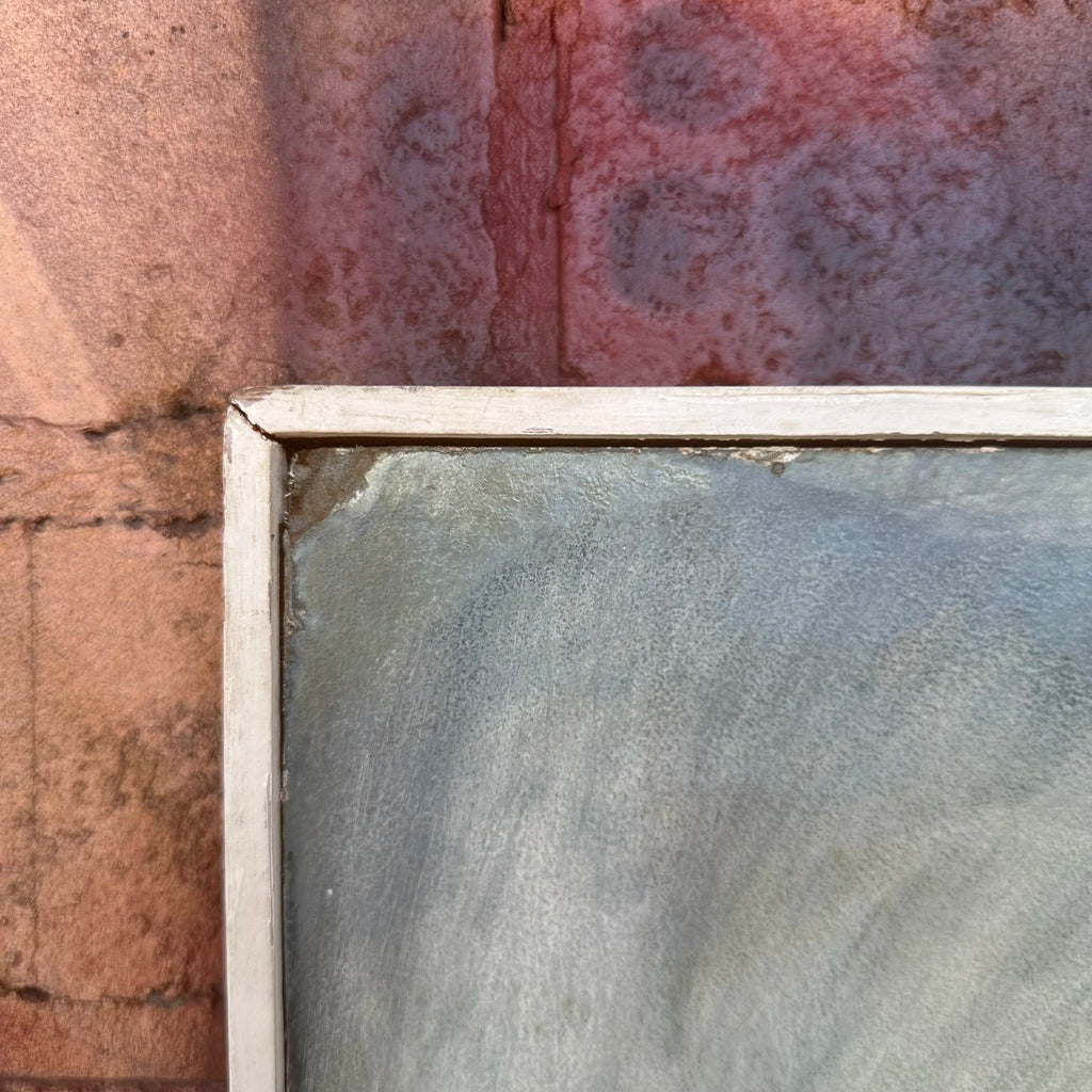 Mid 20th Century Framed Abstract Painting by H Norman Schnepf Titled “Emerging Solids I”