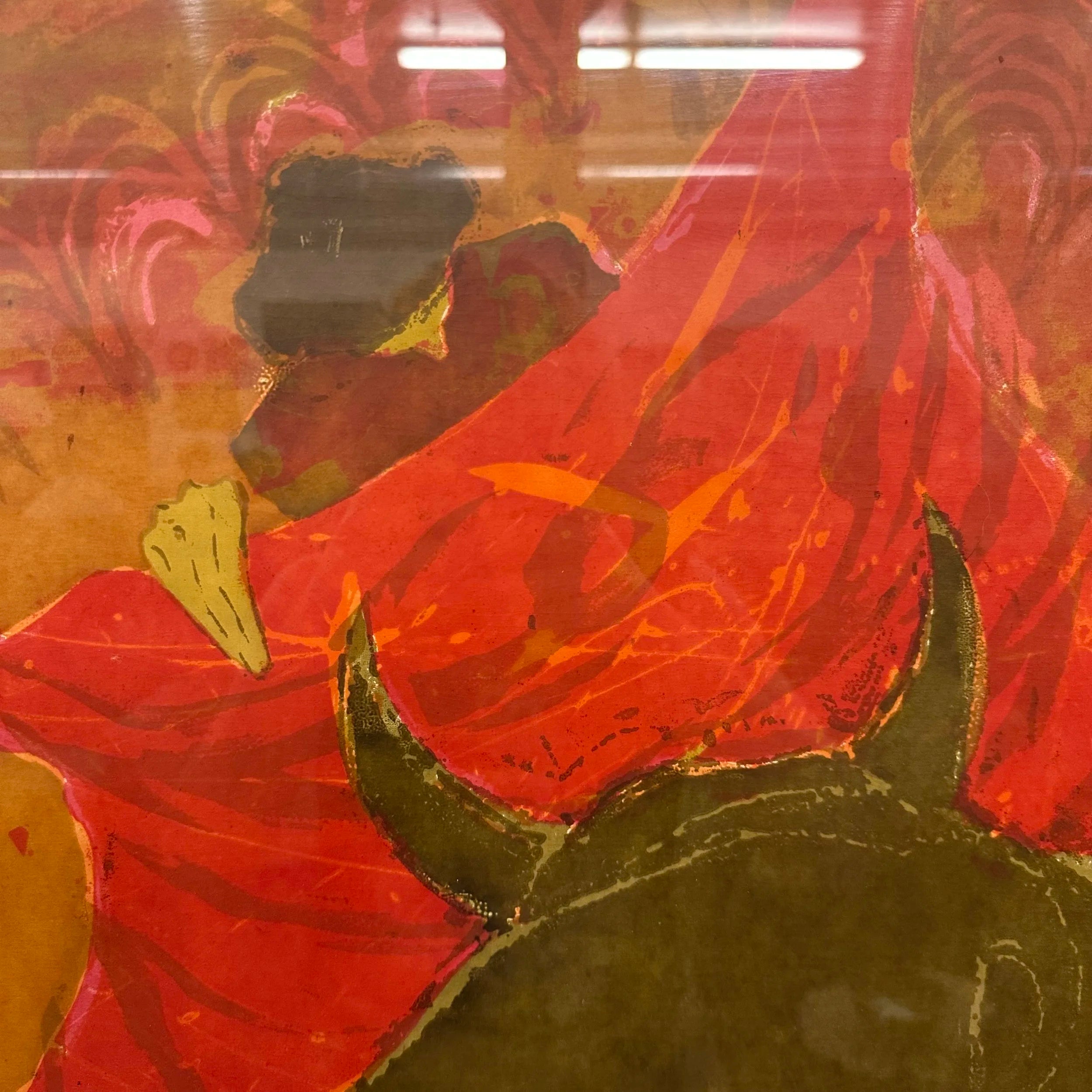 Mid 20th Century “La Verónica” Bullfight Lithograph