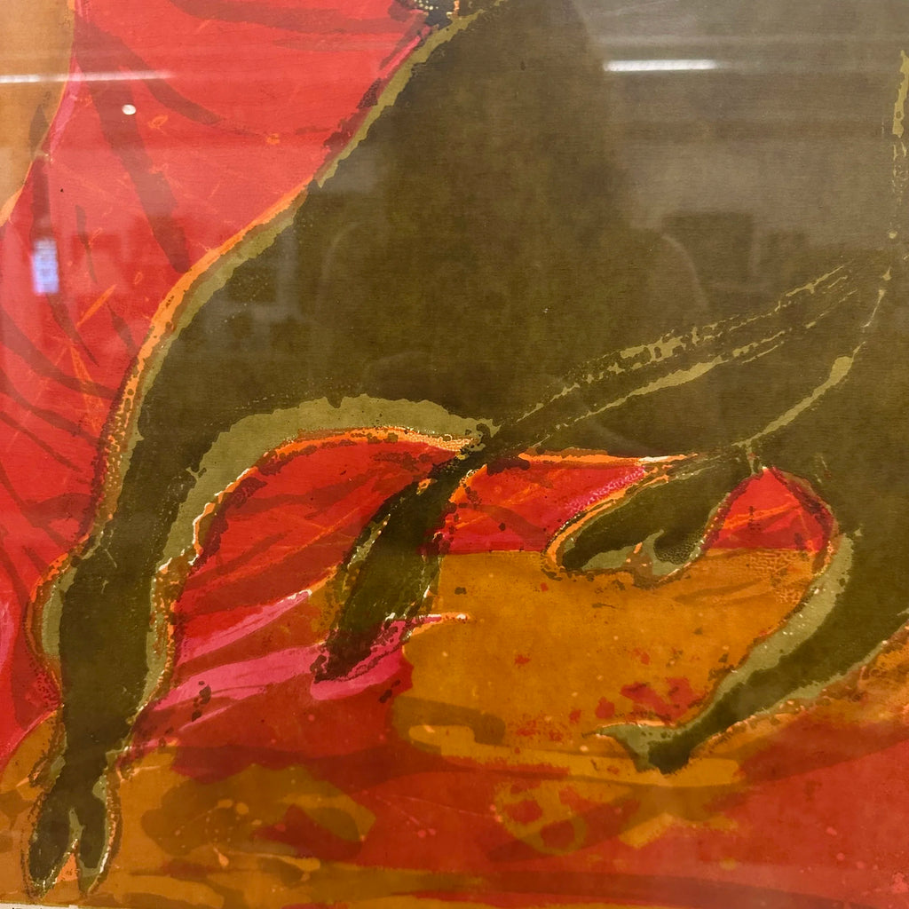 Mid 20th Century “La Verónica” Bullfight Lithograph