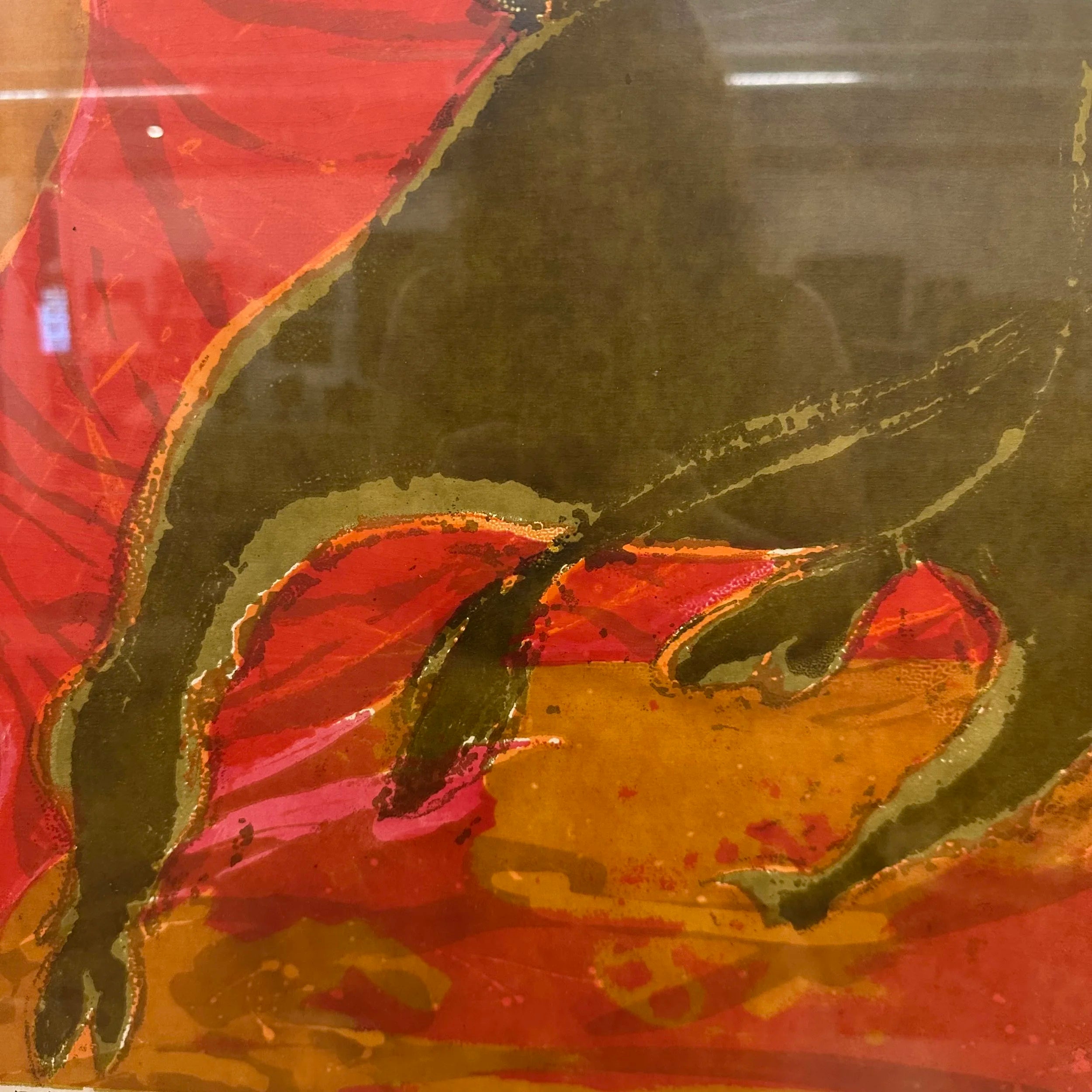 Mid 20th Century “La Verónica” Bullfight Lithograph