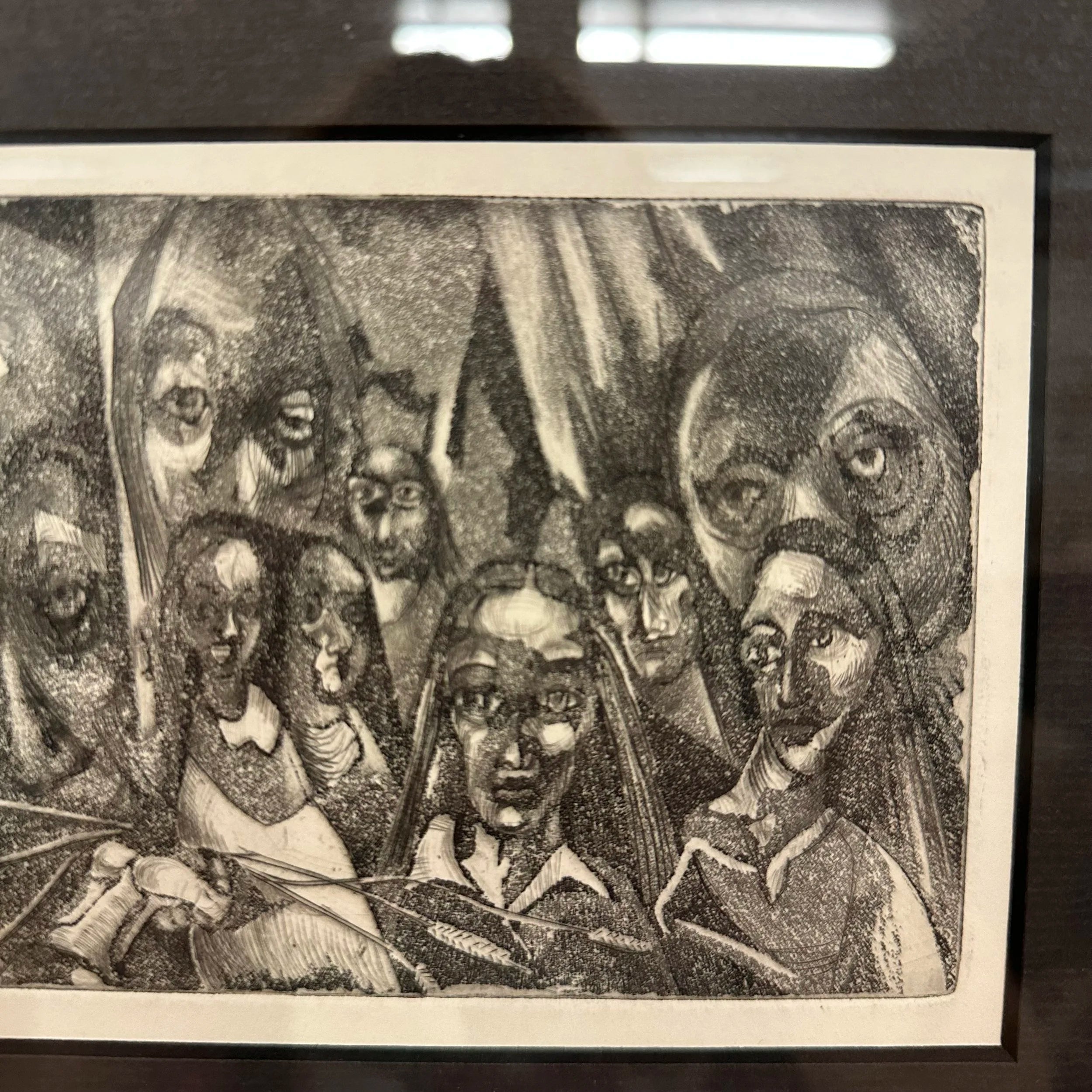 Mid 20th Century H Norman Schnepf Block Print