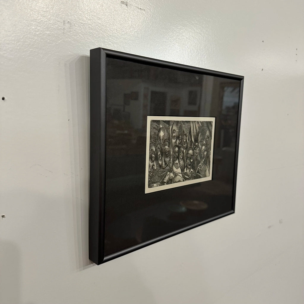 Mid 20th Century H Norman Schnepf Block Print