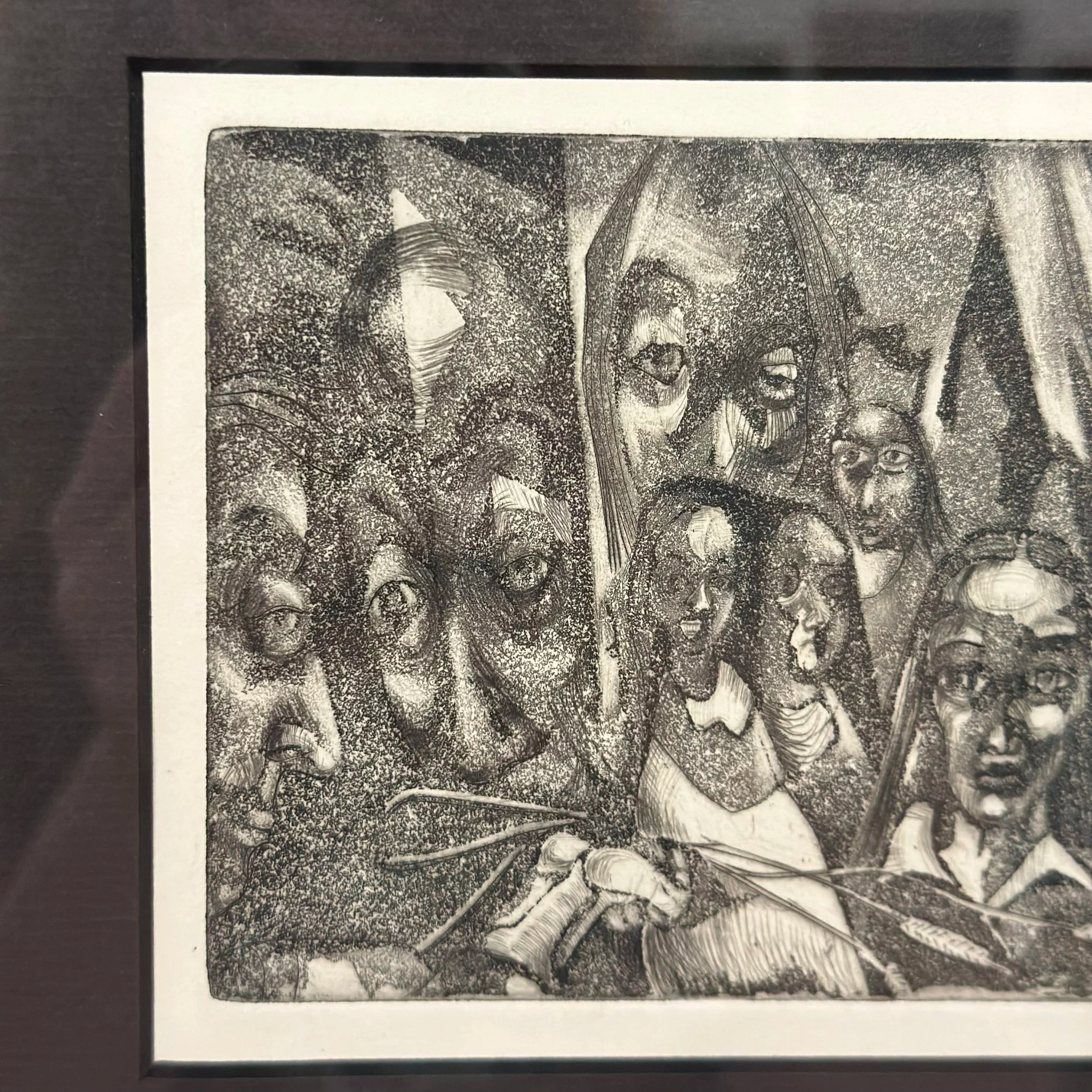 Mid 20th Century H Norman Schnepf Block Print
