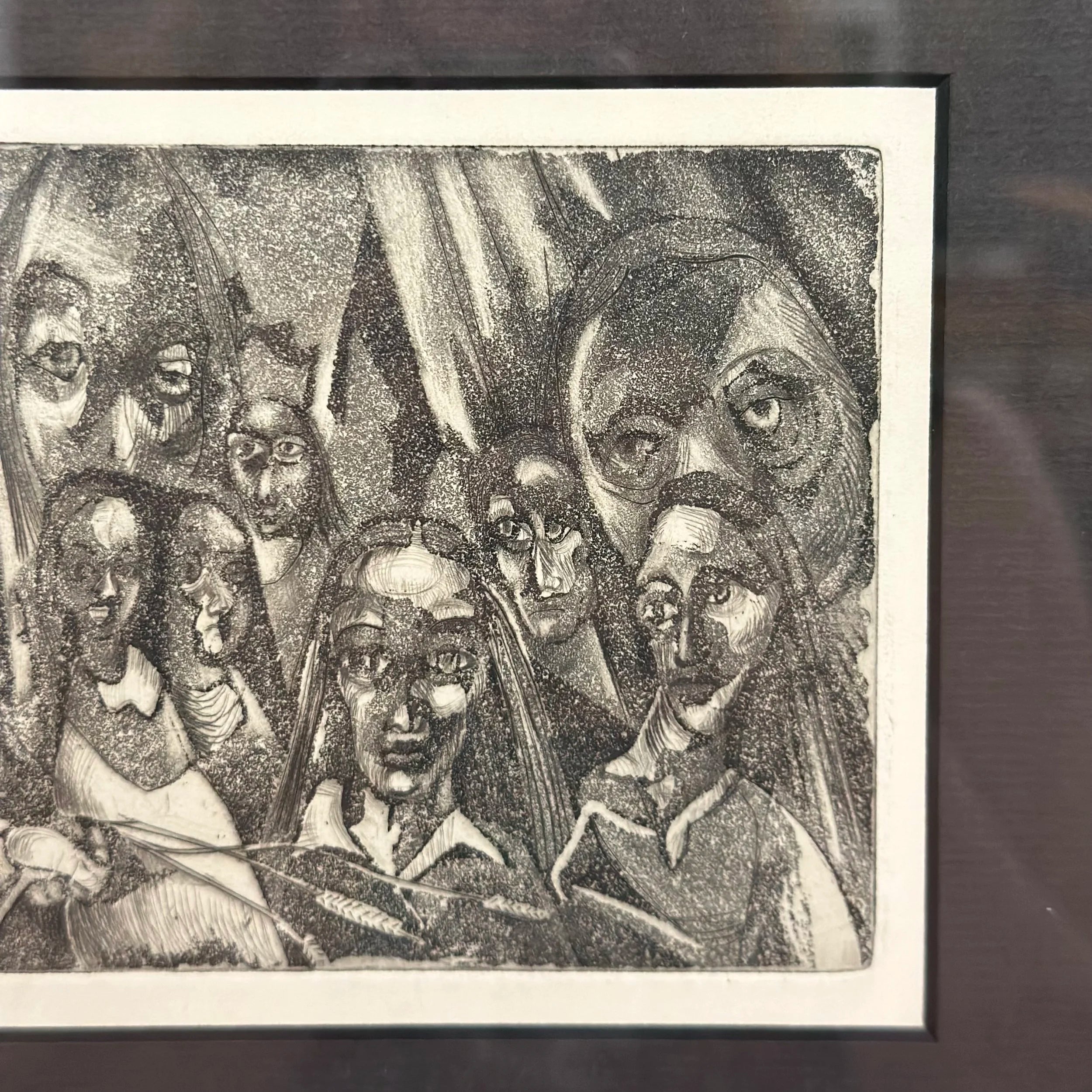Mid 20th Century H Norman Schnepf Block Print