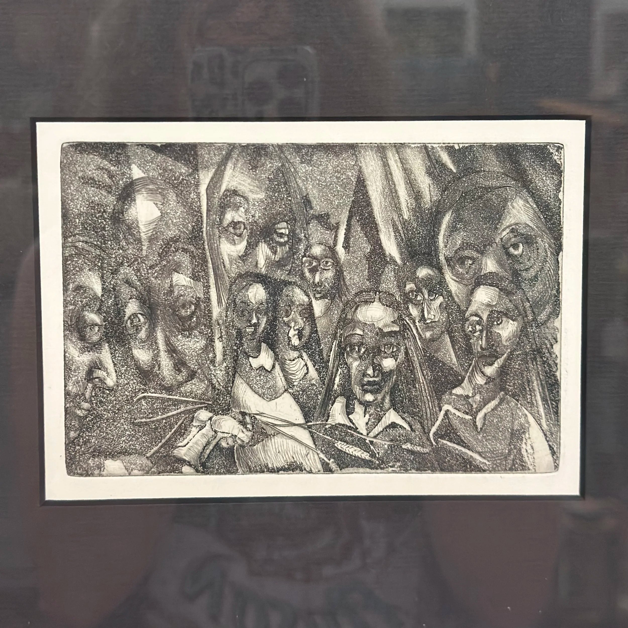 Mid 20th Century H Norman Schnepf Block Print