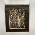 1961 Abstract Studio Proof “Garden” by H Norman Schnepf Block Print
