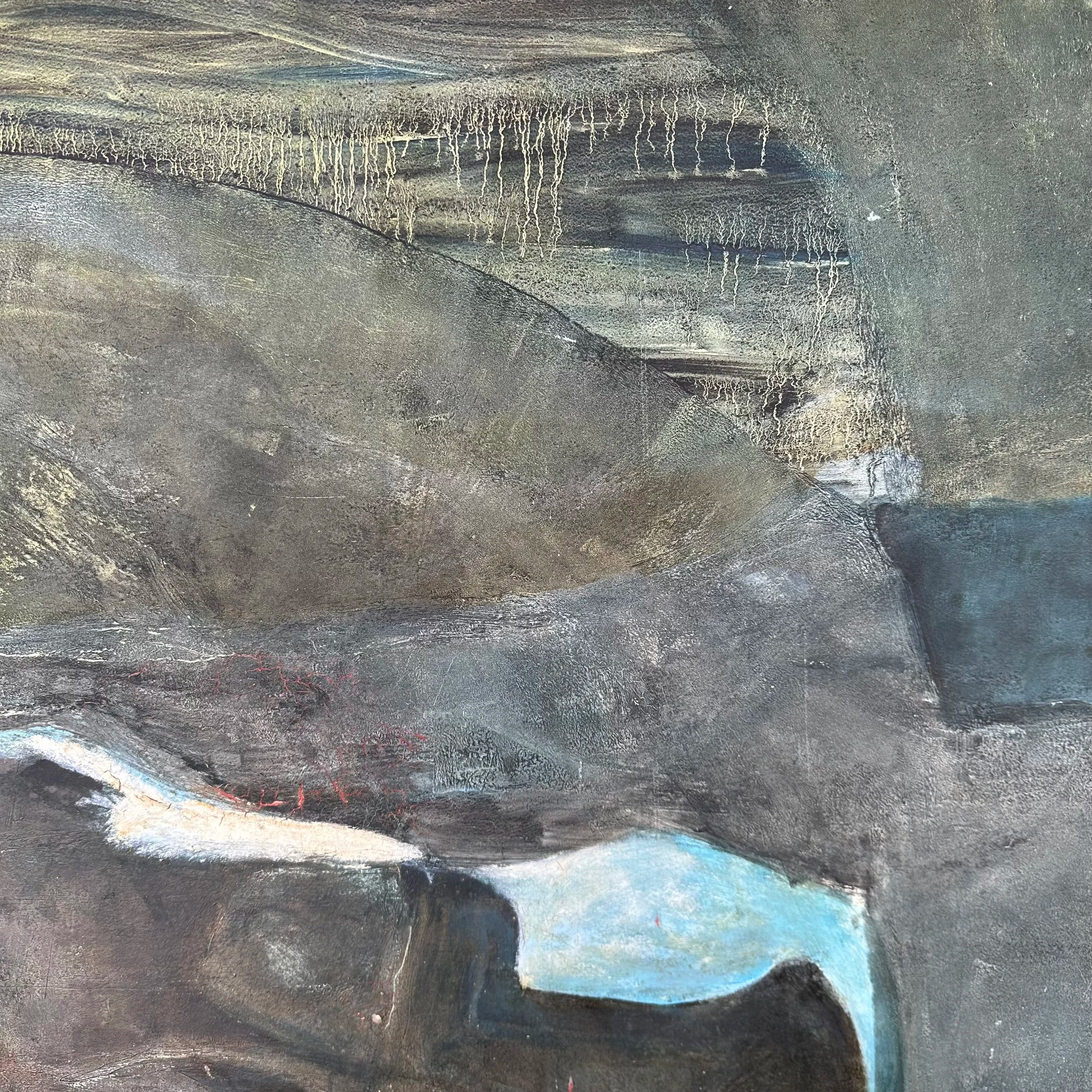 Mid 20th Century Abstract Painting by H Norman Schnepf