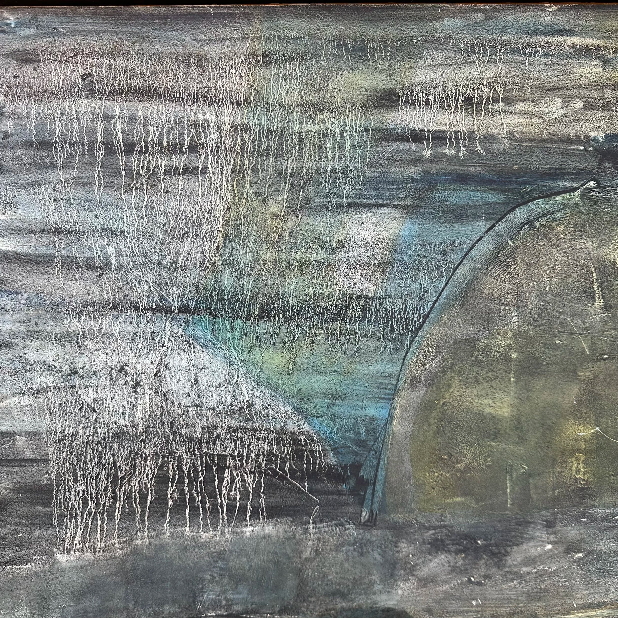 Mid 20th Century Abstract Painting by H Norman Schnepf