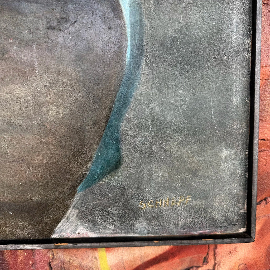 Mid 20th Century Abstract Painting by H Norman Schnepf