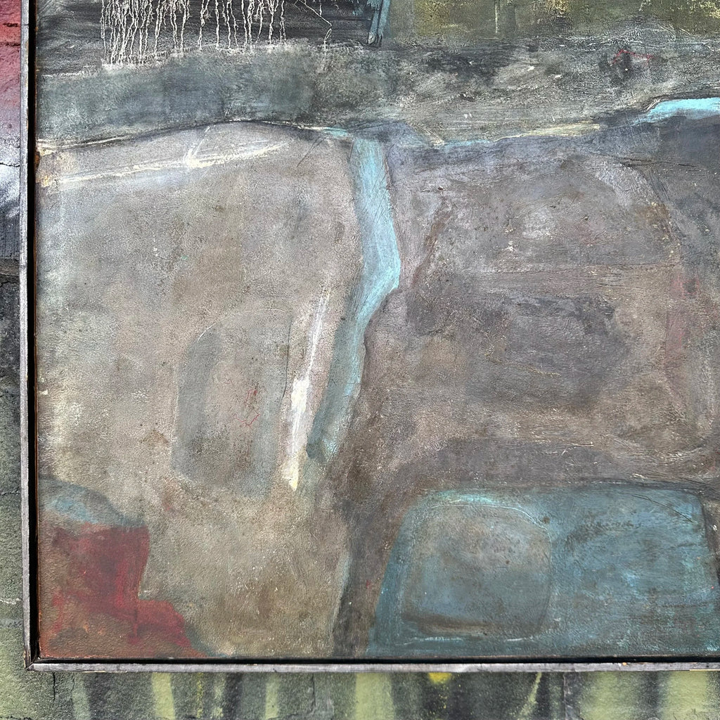 Mid 20th Century Abstract Painting by H Norman Schnepf