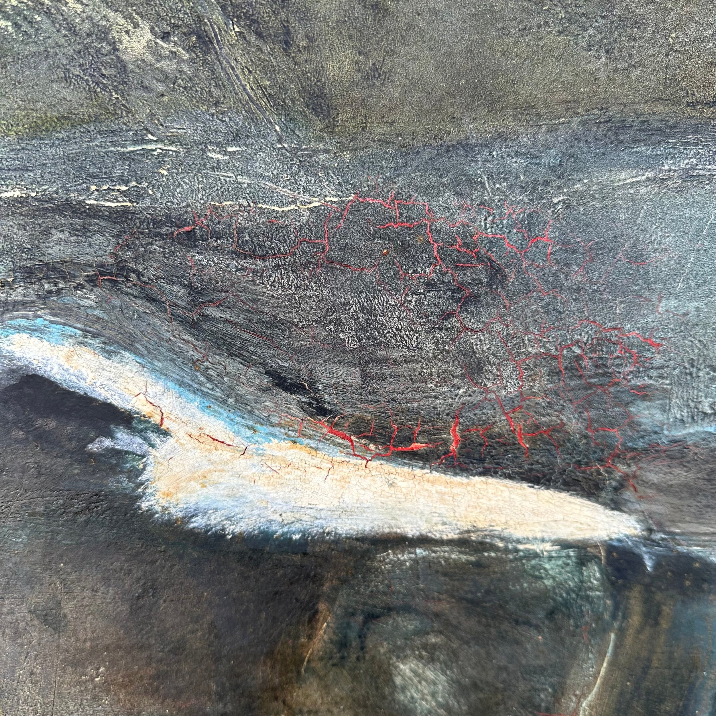Mid 20th Century Abstract Painting by H Norman Schnepf