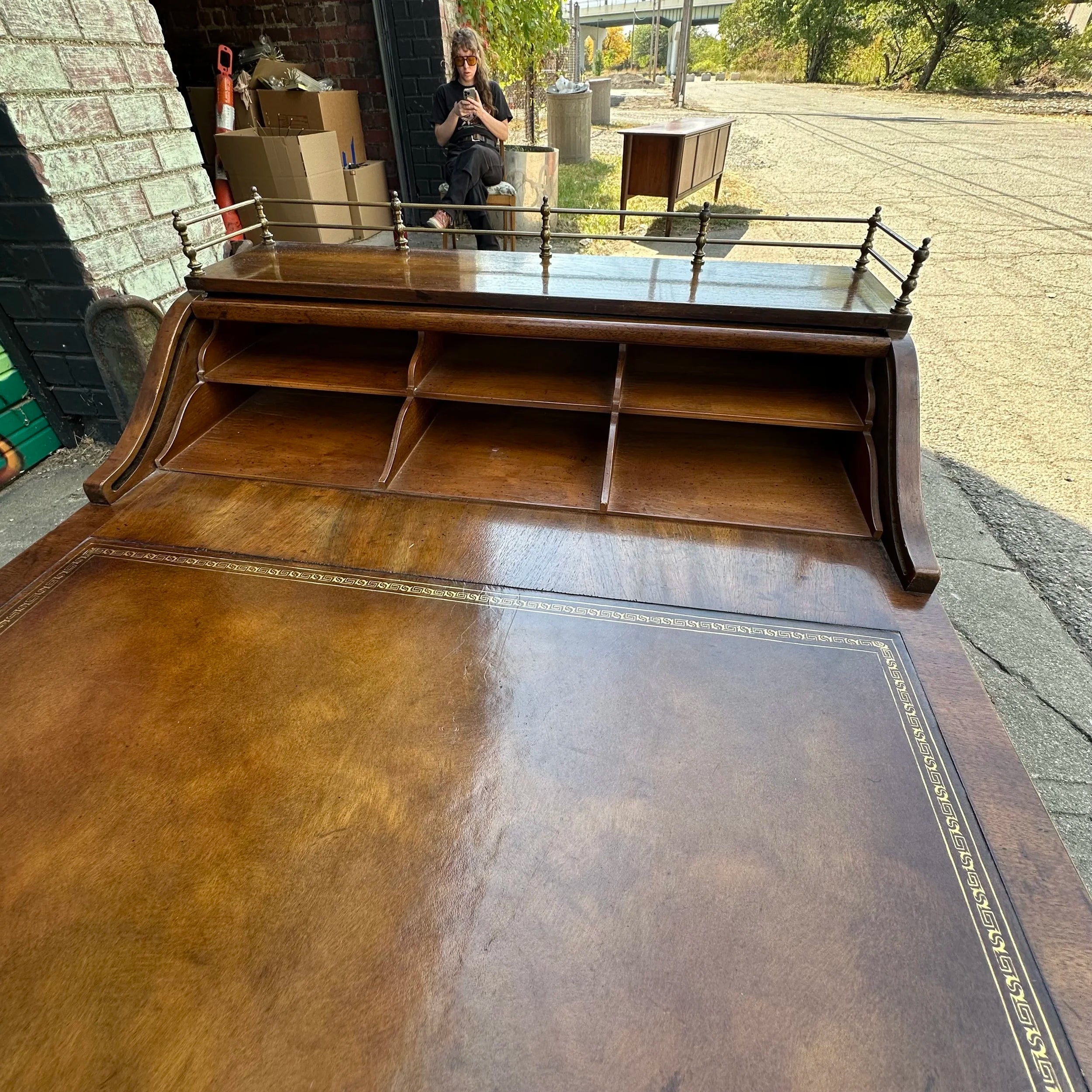 Mid 20th Century Drexel Heritage George Washington Style Desk