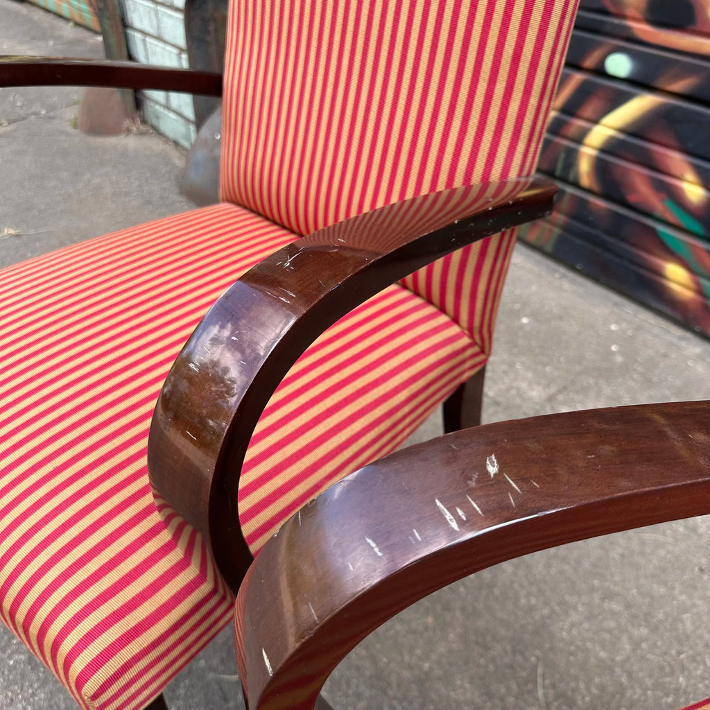 Set of 6 Dakota Jackson PFM Royale Arm Dining Chairs