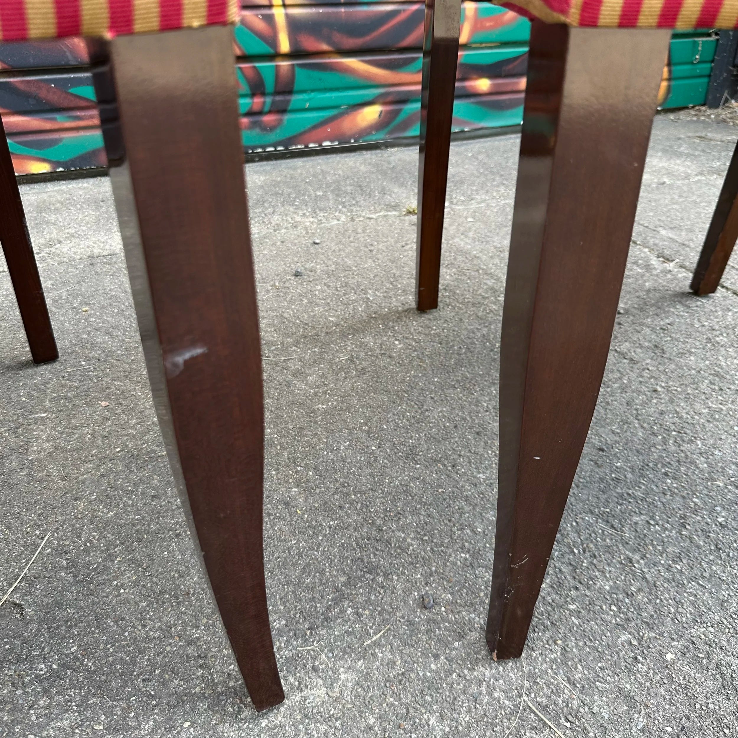 Set of 6 Dakota Jackson PFM Royale Arm Dining Chairs