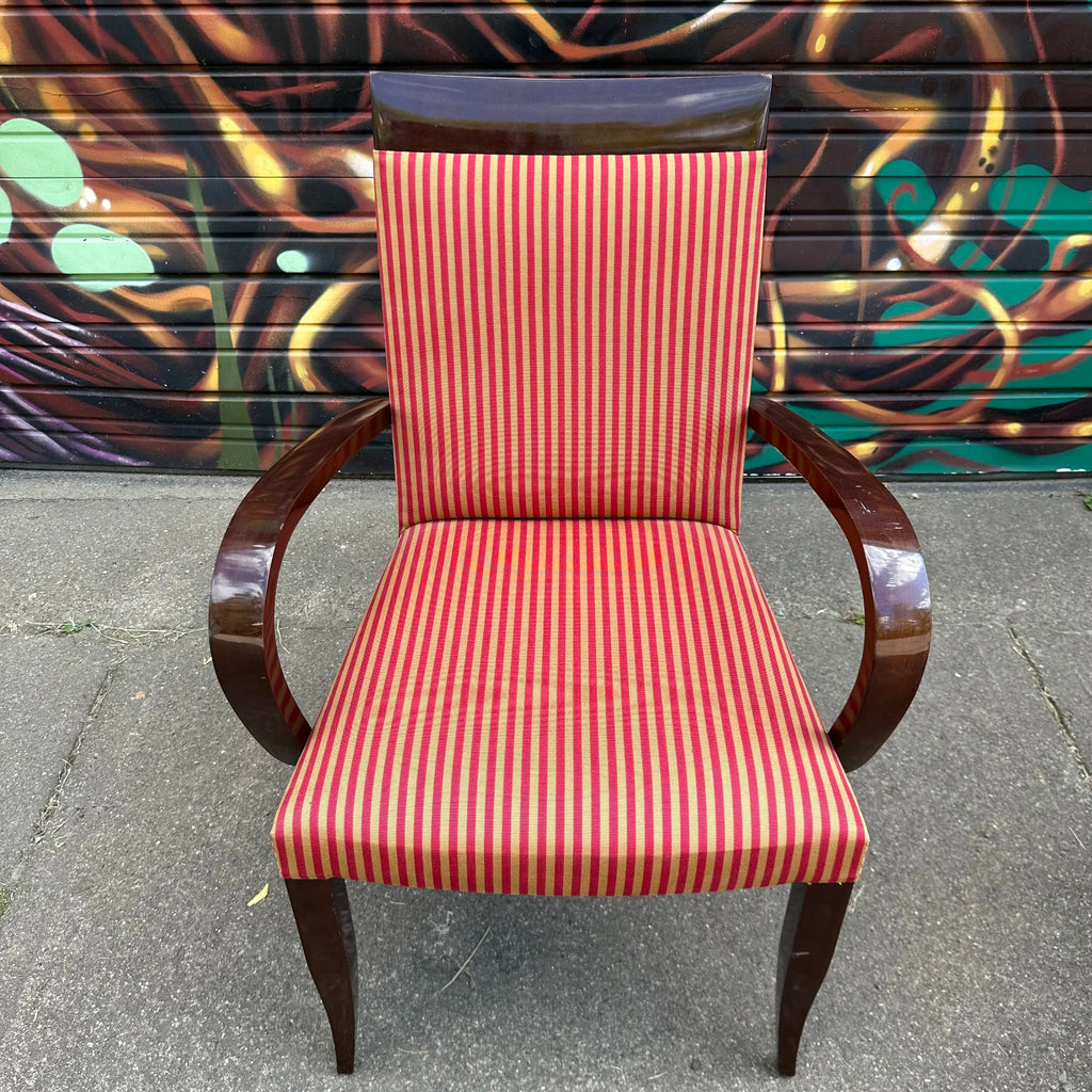 Set of 6 Dakota Jackson PFM Royale Arm Dining Chairs