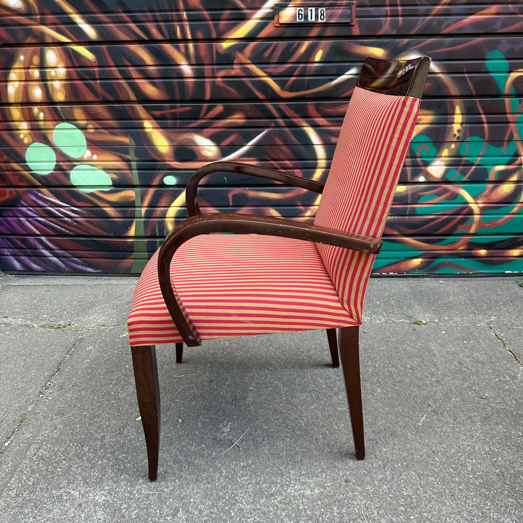 Set of 6 Dakota Jackson PFM Royale Arm Dining Chairs