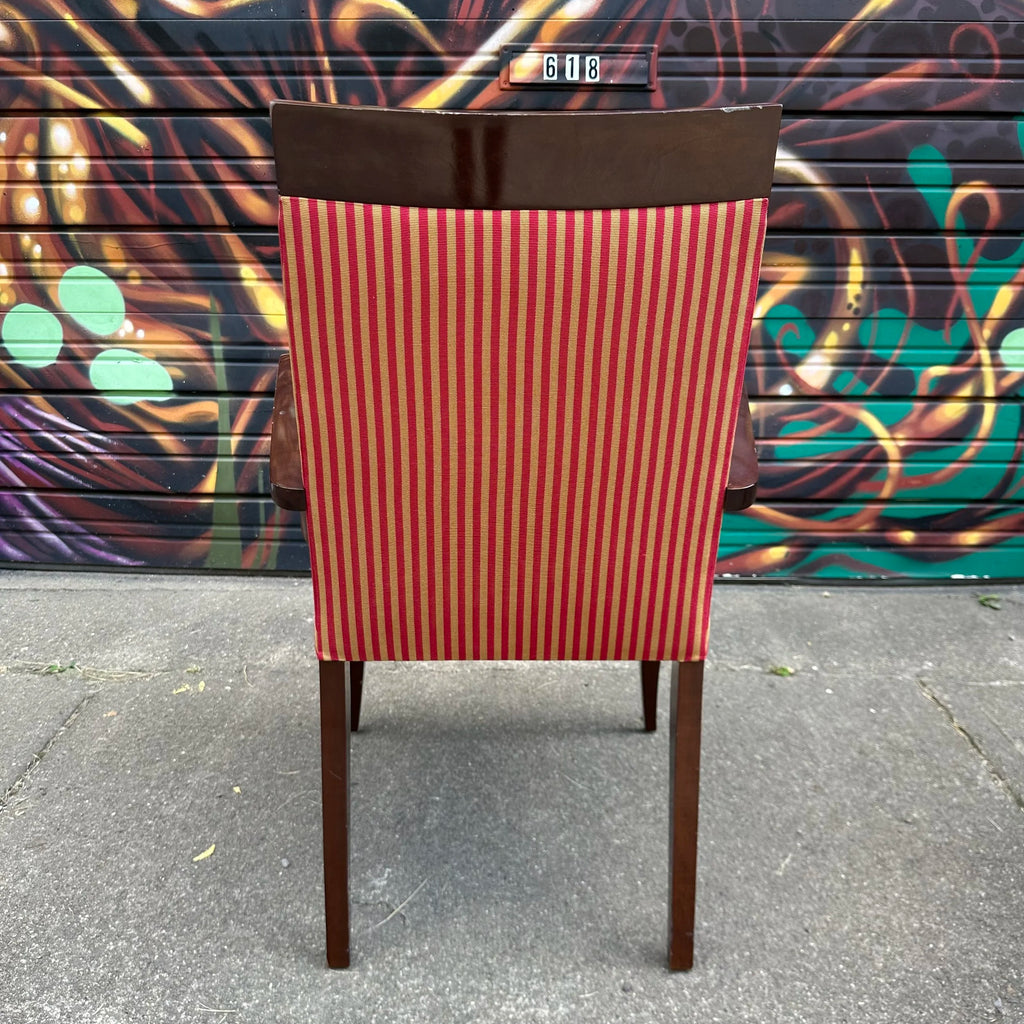 Set of 6 Dakota Jackson PFM Royale Arm Dining Chairs