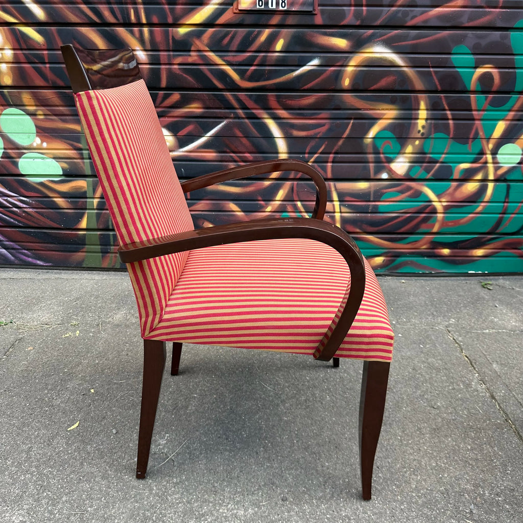 Set of 6 Dakota Jackson PFM Royale Arm Dining Chairs